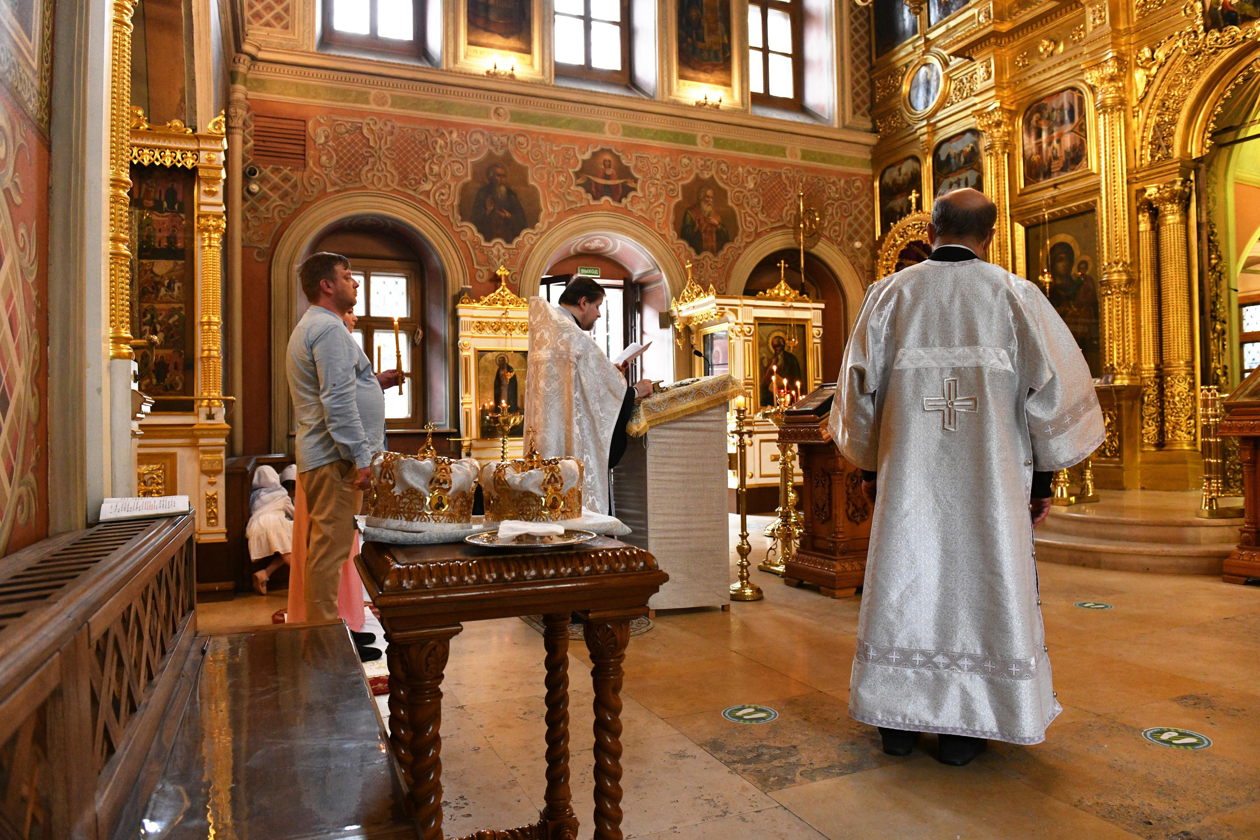 Венчание Ирины и Ильи. Свадебный и портретный фотограф в Москве Галина Борисова