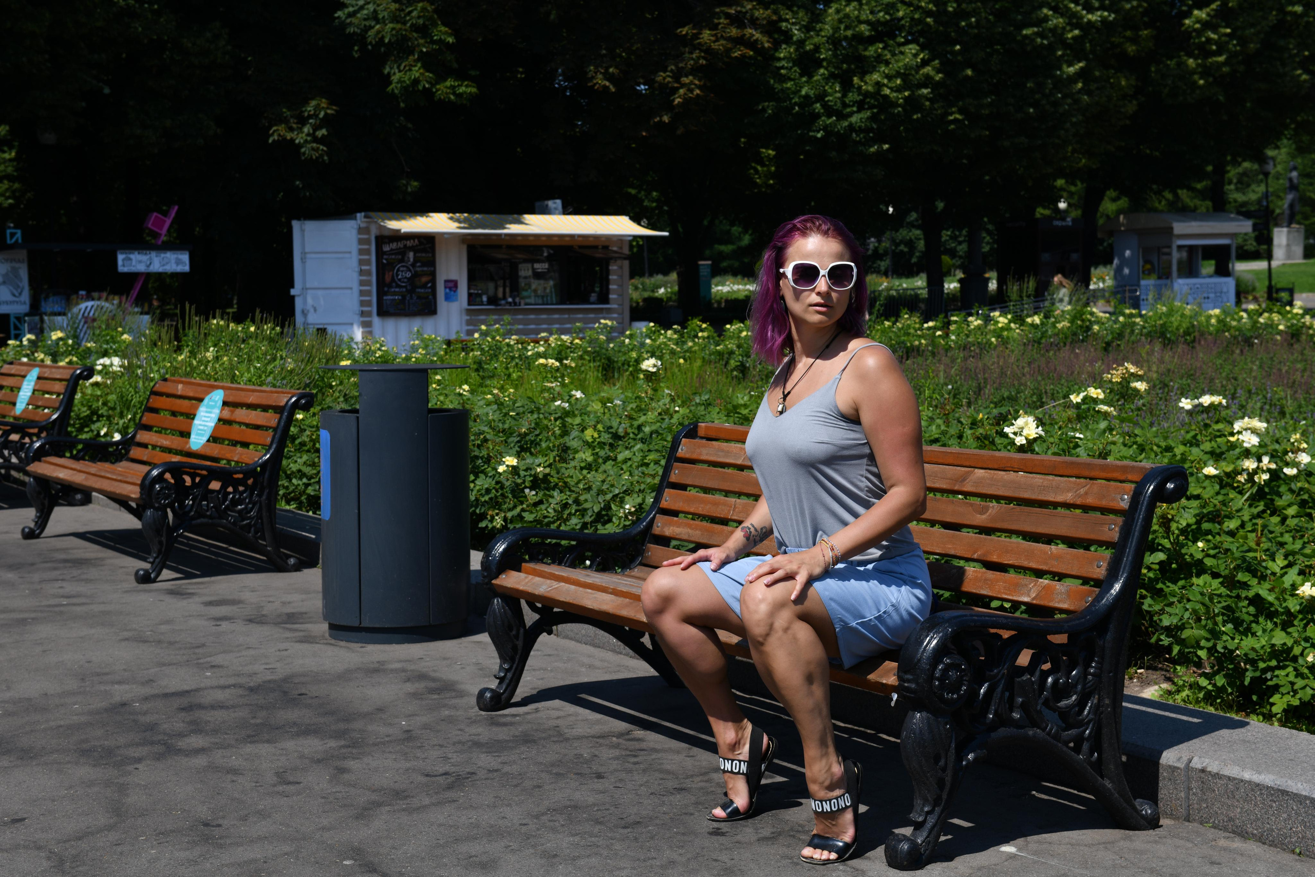 Лена. Парк Горького. Свадебный и портретный фотограф в Москве Галина Борисова