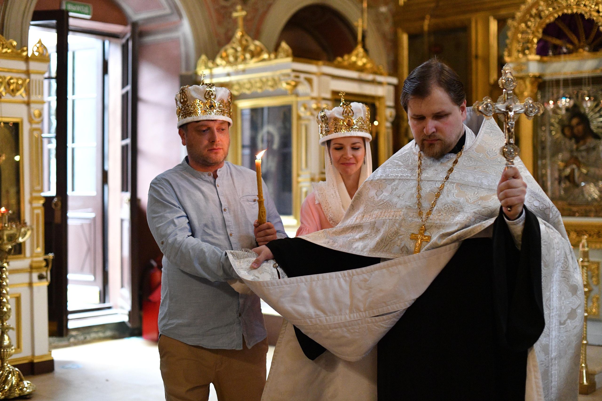 Венчание Ирины и Ильи. Свадебный и портретный фотограф в Москве Галина Борисова