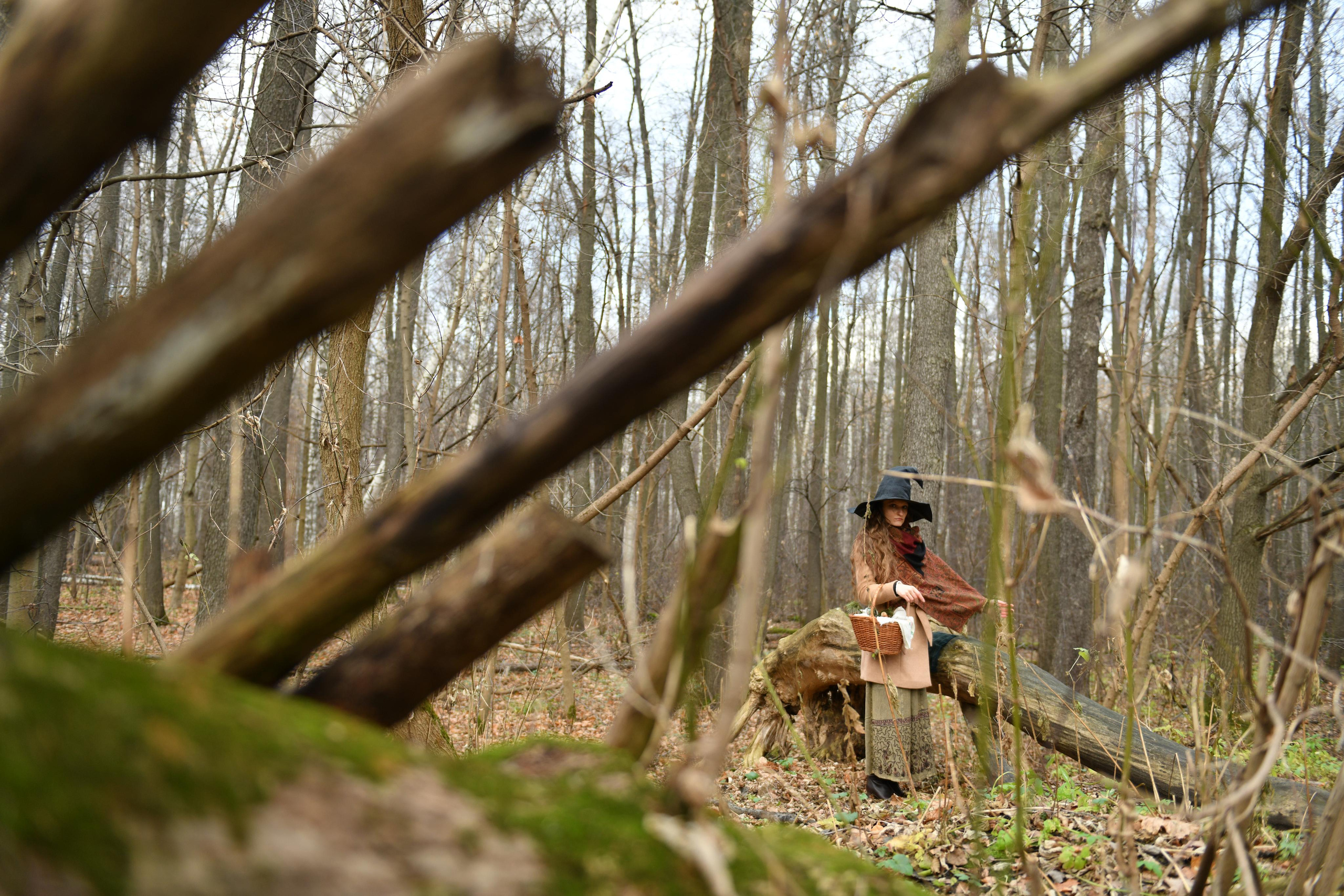 Ведьма в лесу. Свадебный и портретный фотограф в Москве Галина Борисова