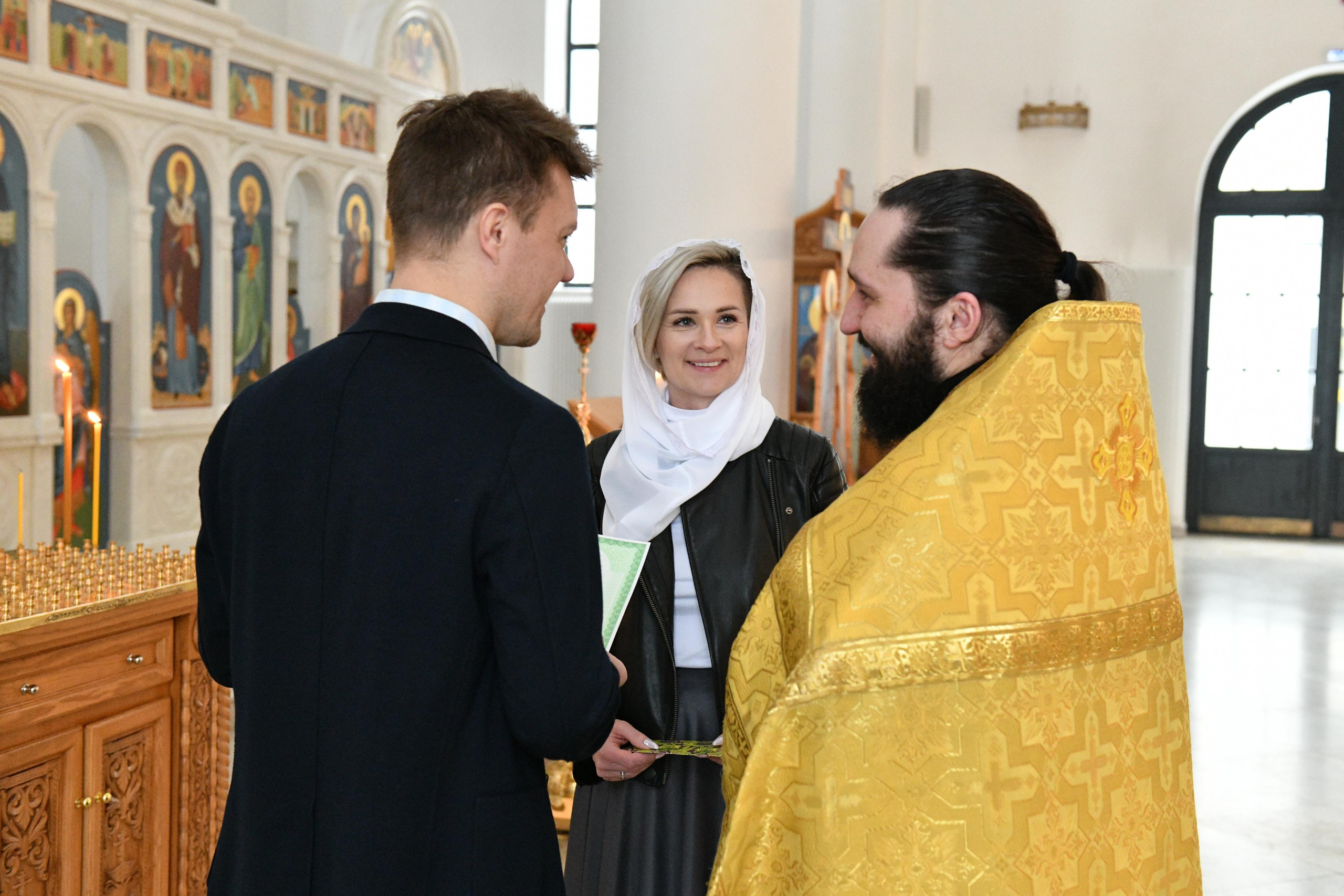Венчание Ольги и Сергея. Свадебный и портретный фотограф в Москве Галина Борисова