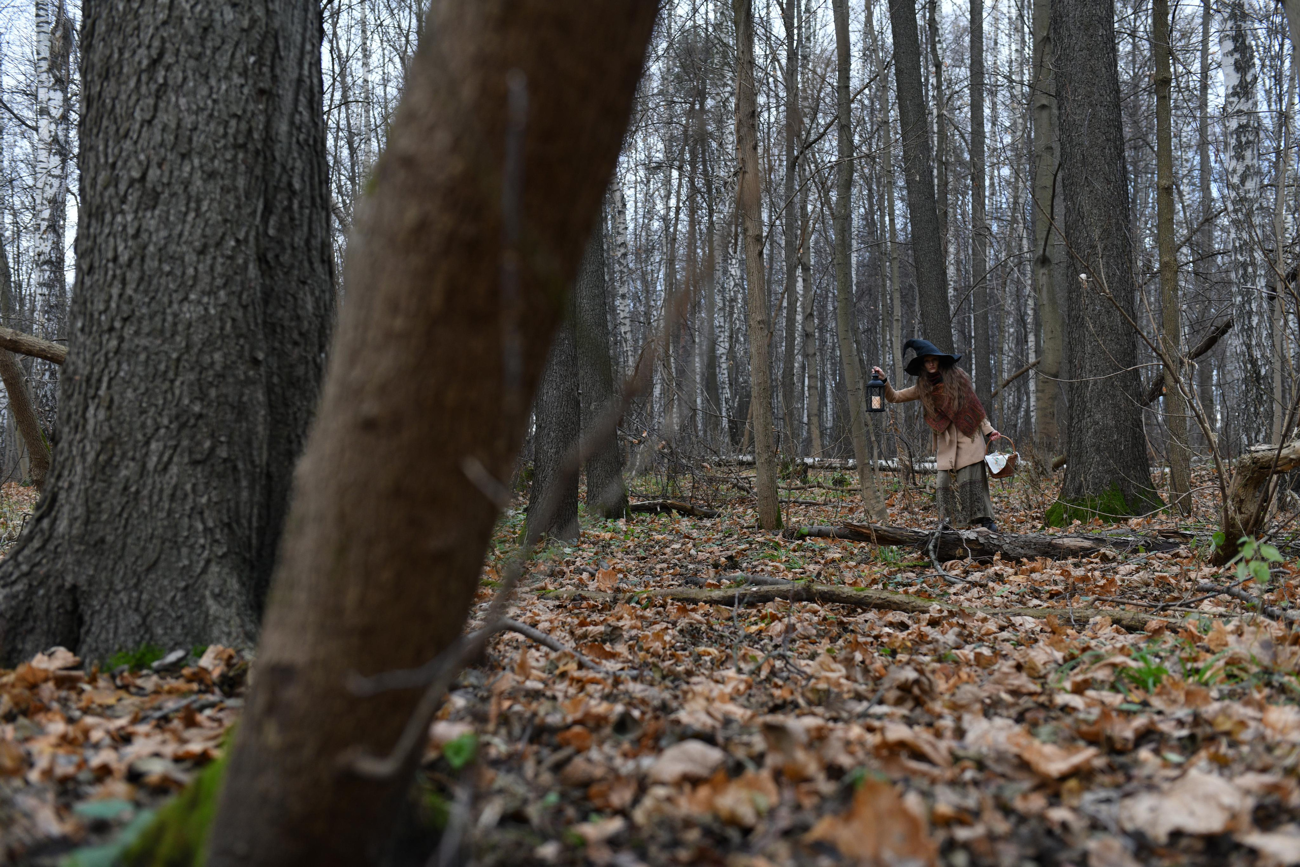 Ведьма в лесу. Свадебный и портретный фотограф в Москве Галина Борисова