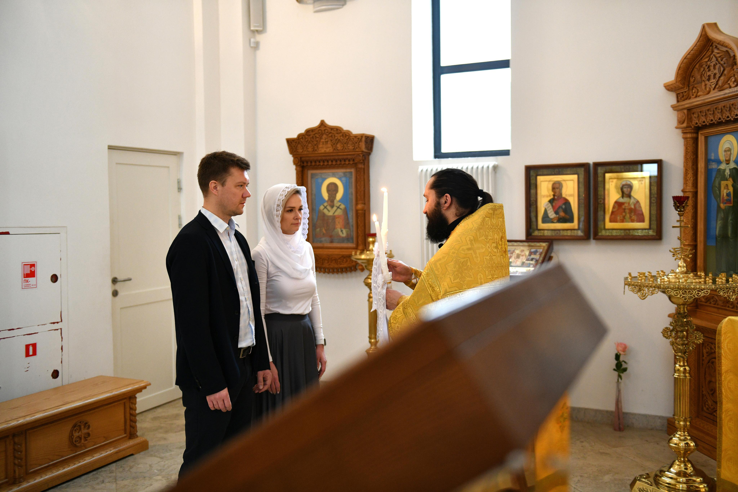 Венчание Ольги и Сергея. Свадебный и портретный фотограф в Москве Галина Борисова