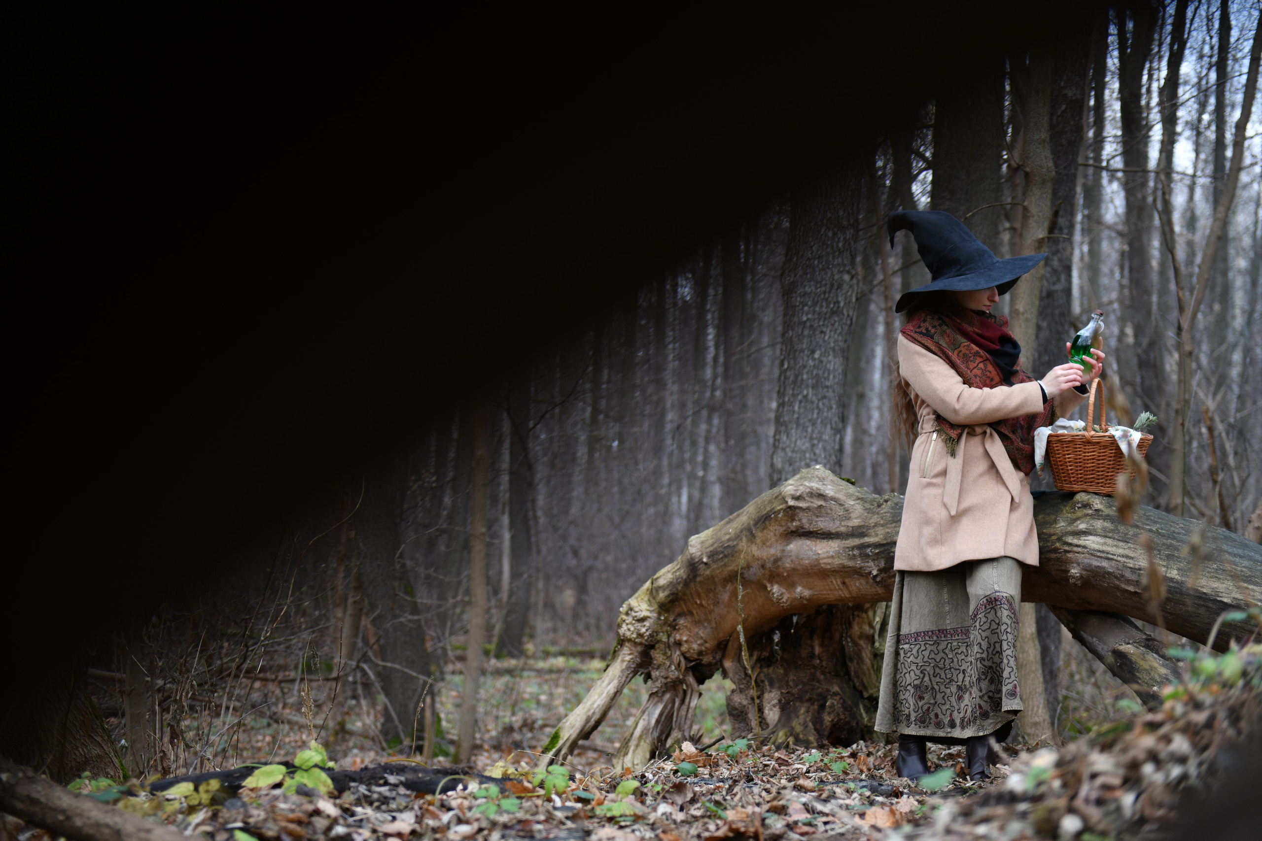 Ведьма в лесу. Свадебный и портретный фотограф в Москве Галина Борисова