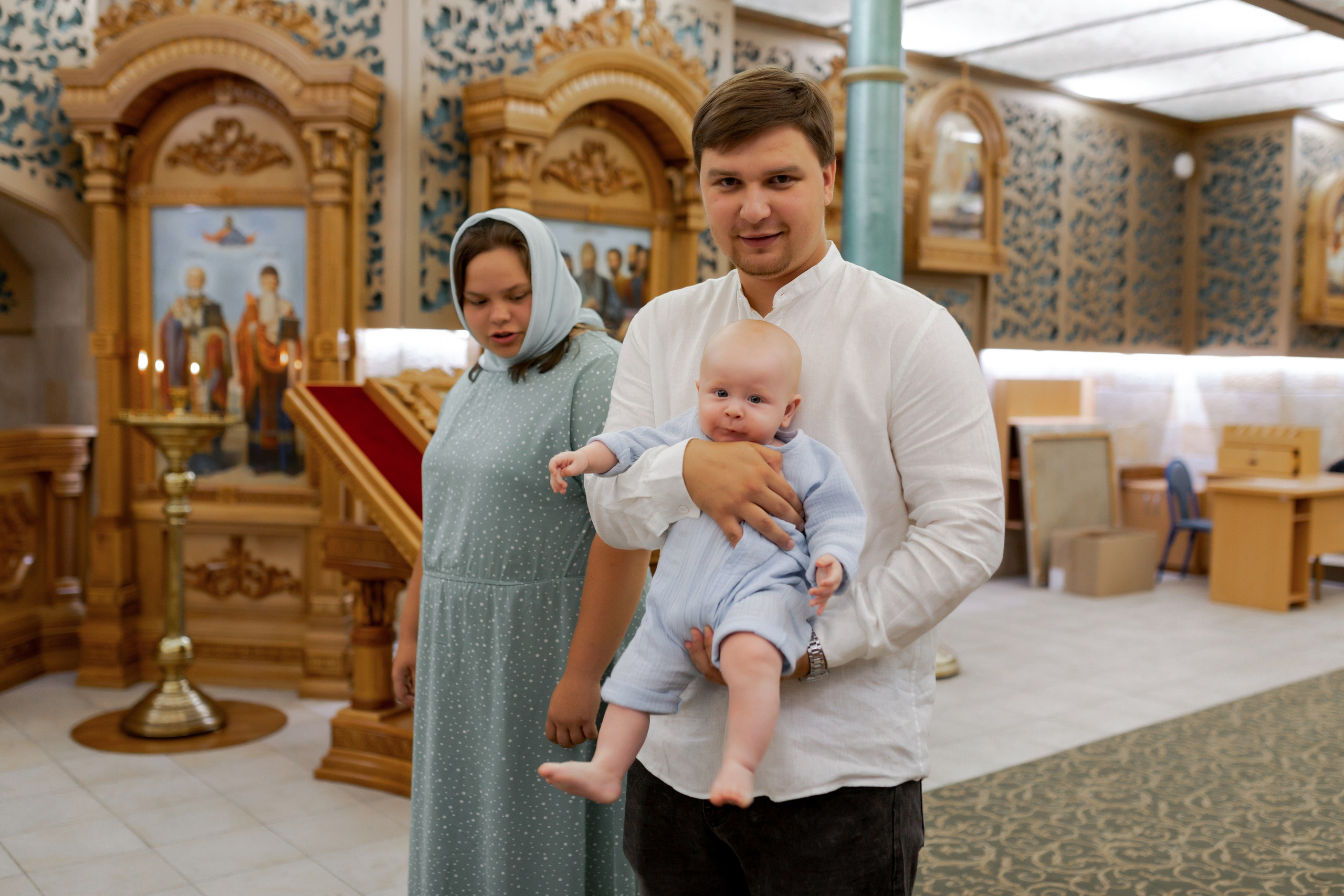 Таинство Крещения Мирона. Свадебный и Семейный Фотограф в Краснодаре