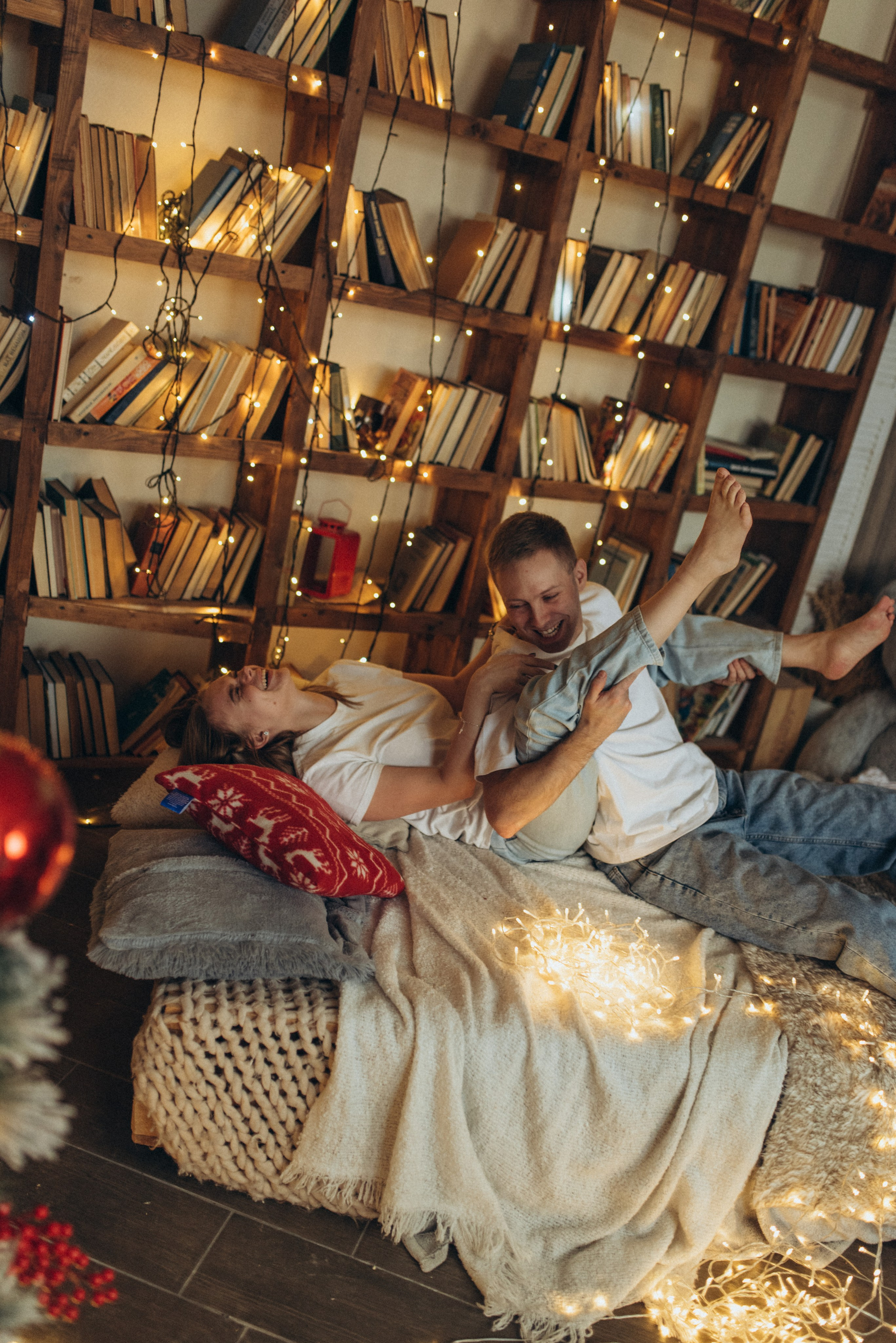 Новогодняя lovestory. Семейный фотограф в Москве Екатерина Север