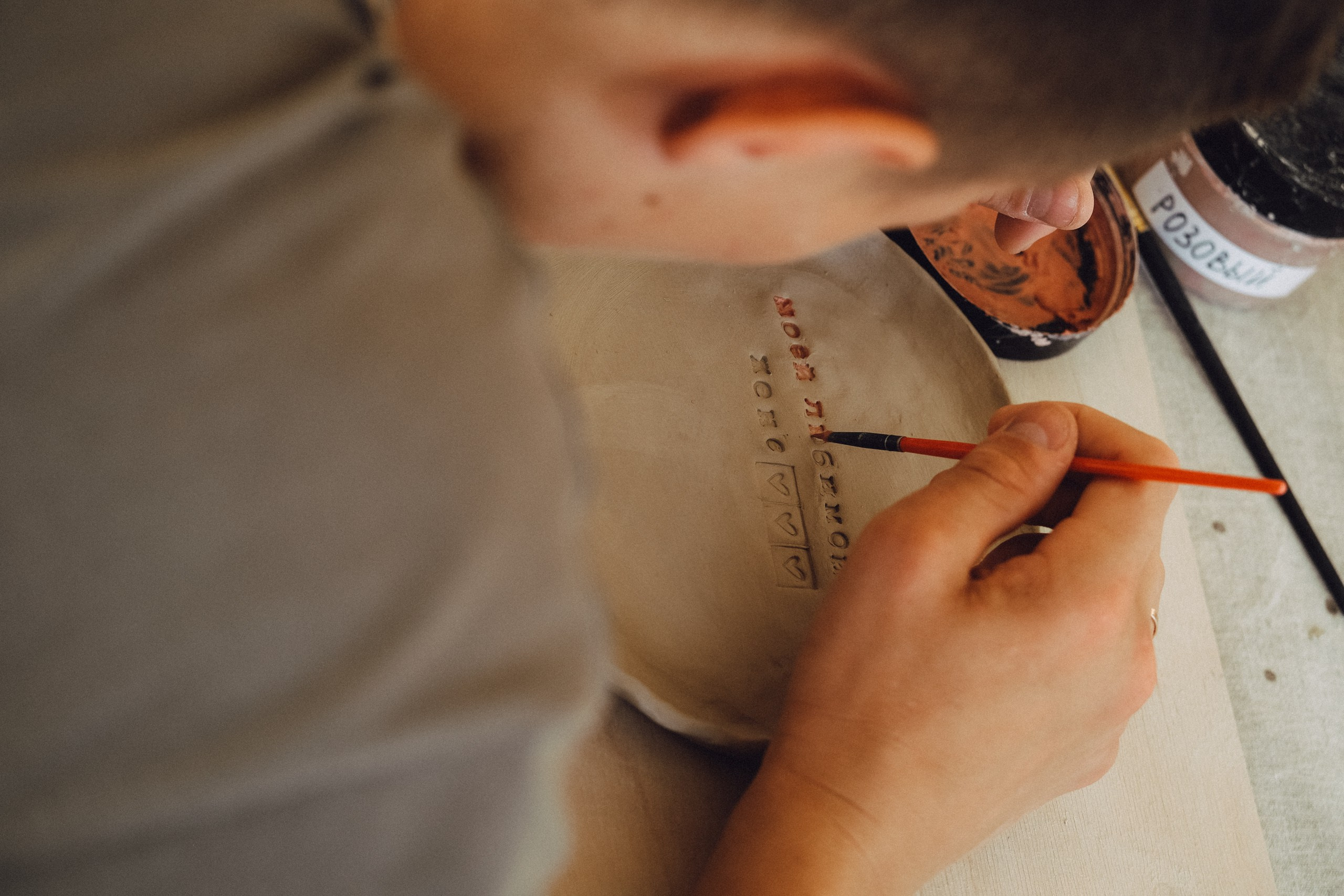 Любовь в студии лепки. Профессиональный фотограф, Санкт-Петербург — Виктория Богомолова