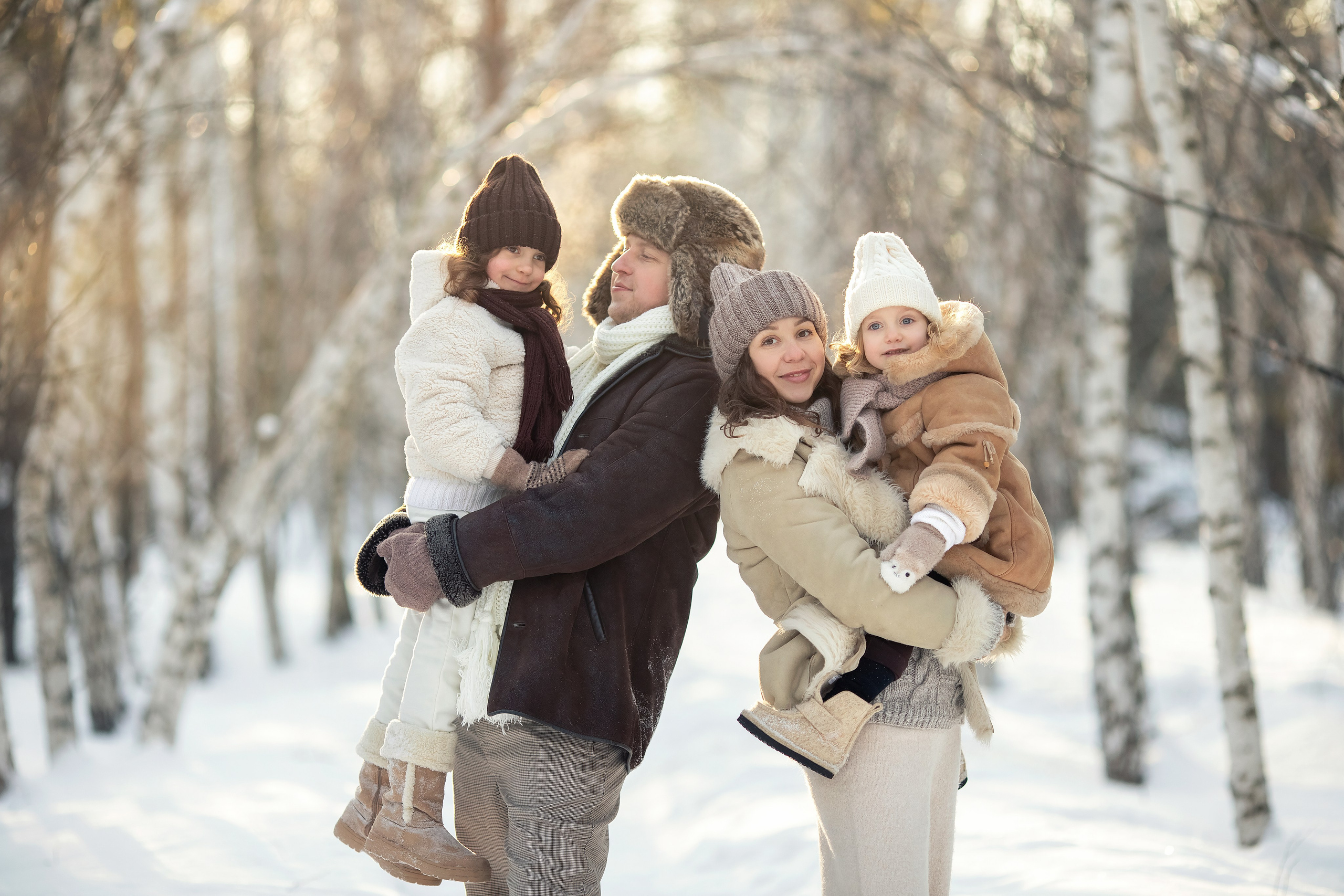 Воркшоп «В зимнем лесу». Семейный и детский фотограф в Саратове Полина Коткина
