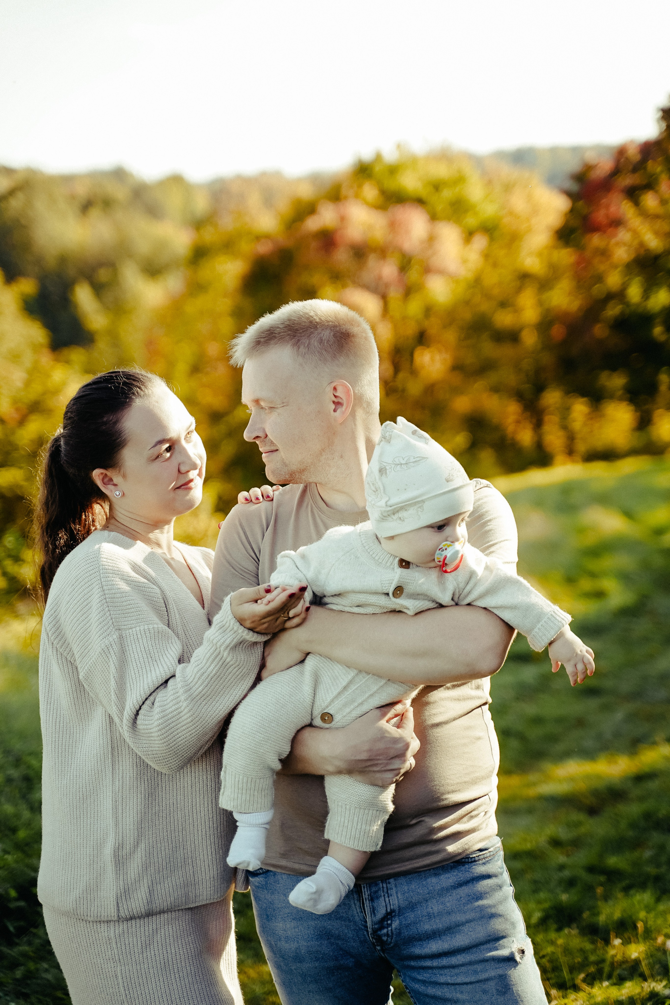 Семейная съемка осенью