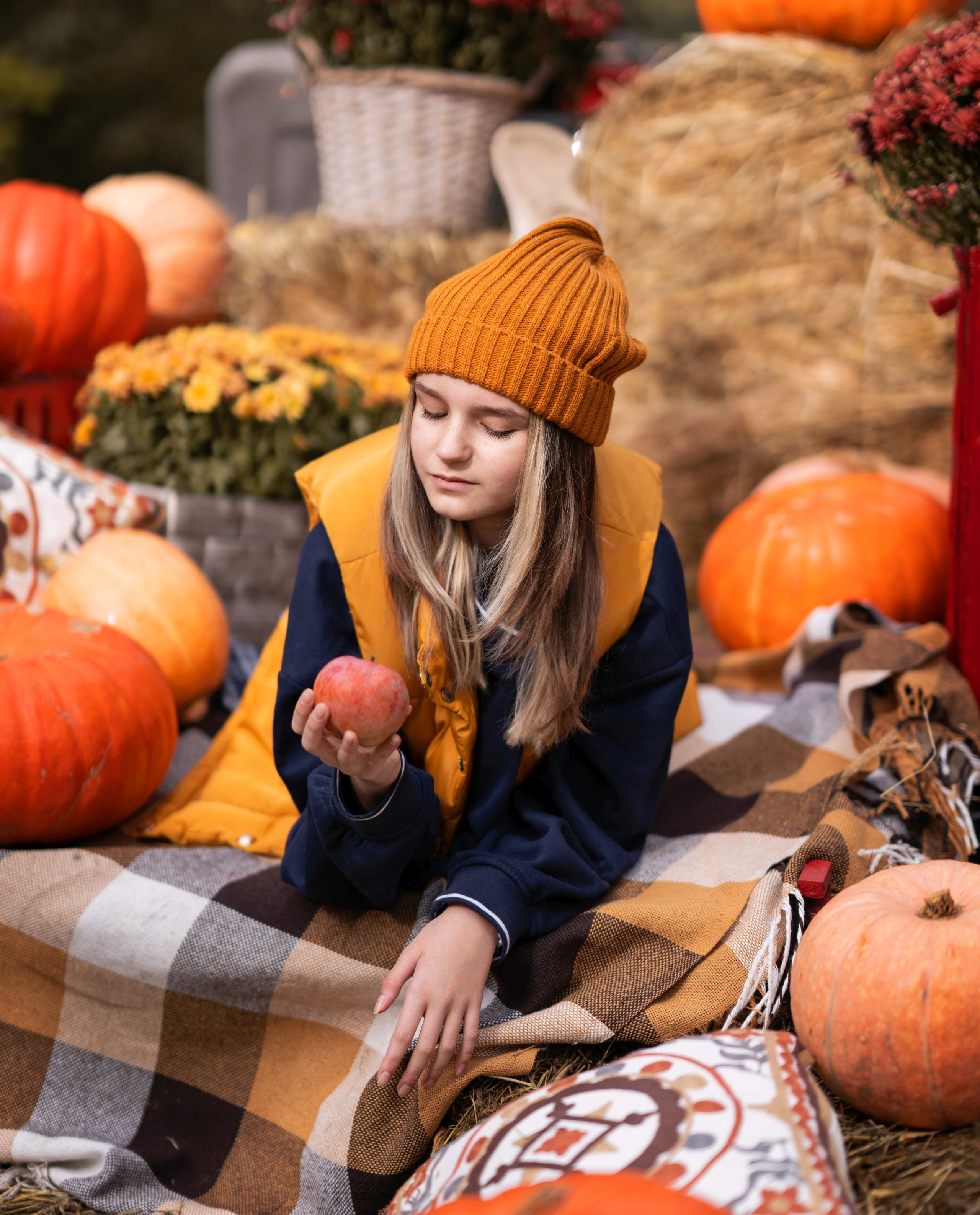 Осенние съемки на природе. Фотосессии в Москве. Анастасия Жукова
