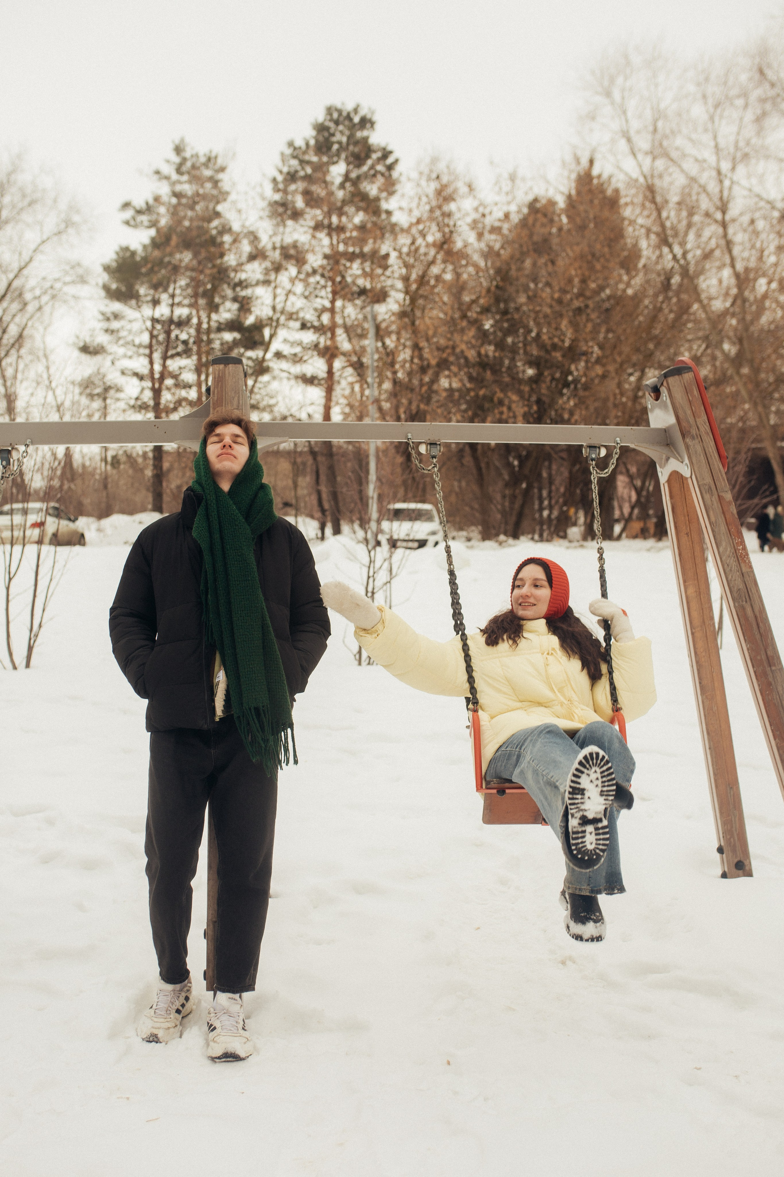 Зимняя прогулка. Свадебный фотограф Казань