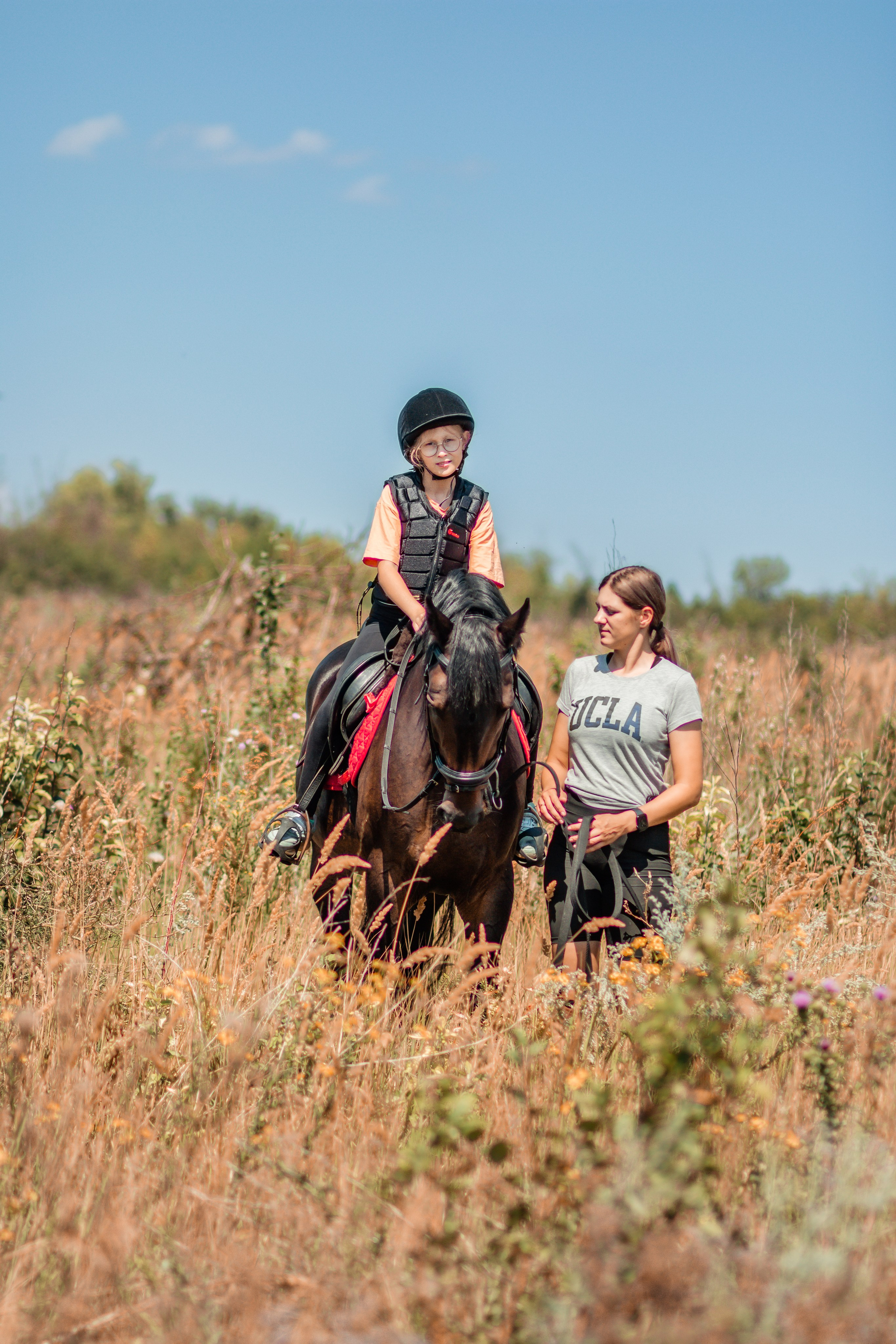Выезды в поля на лошади