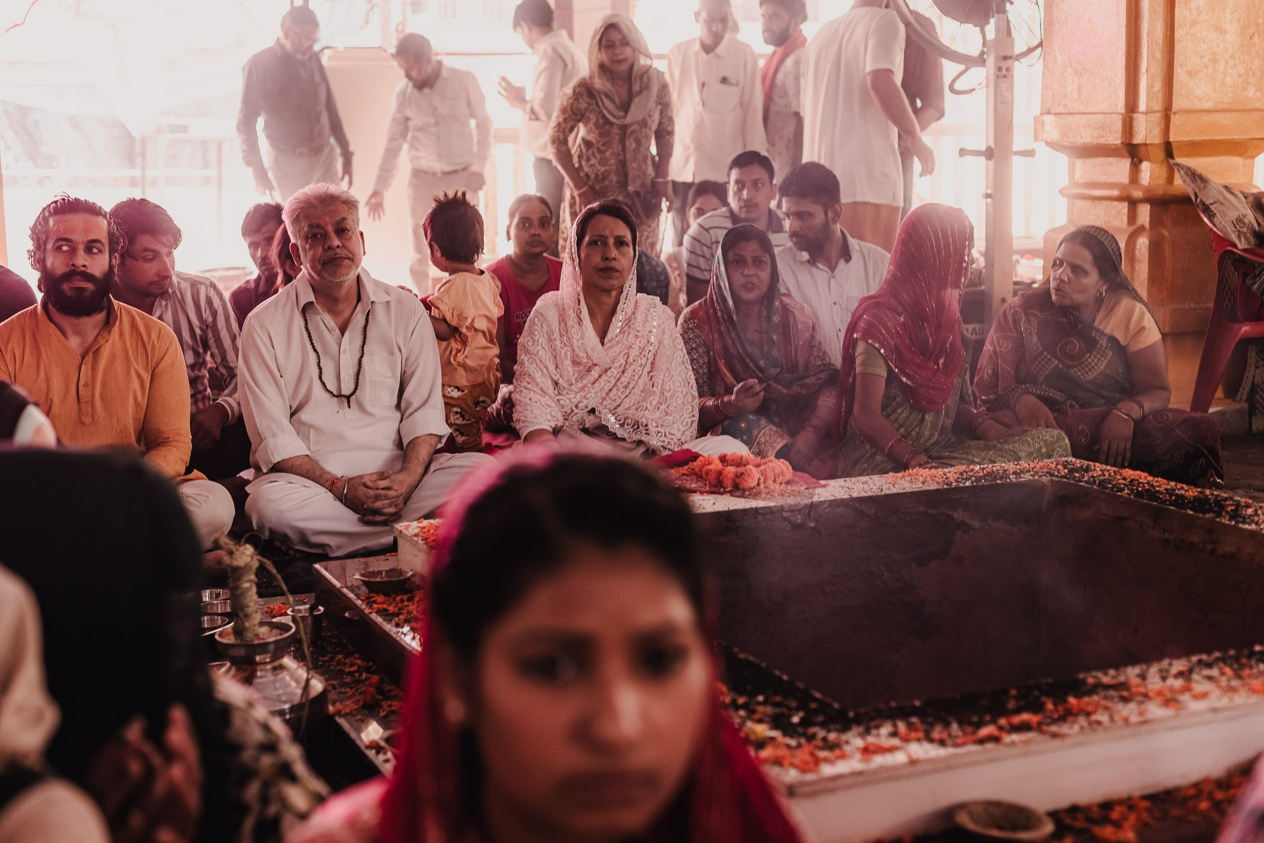 Navaratri yajna at Devraha Baba Ji ashram. Мариам Багдасарян
