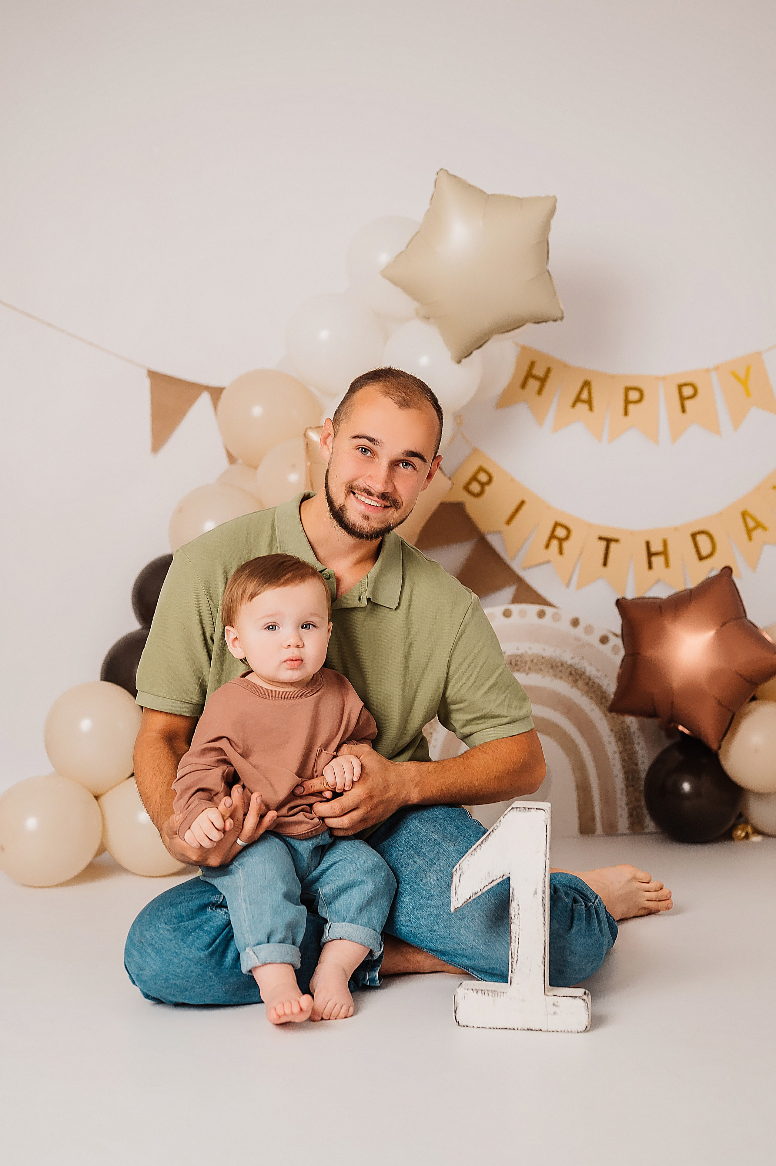 Федору 1 годик. Детский и семейный фотограф в Красноярске. Фотосессии новорожденных малышей до 1 месяца