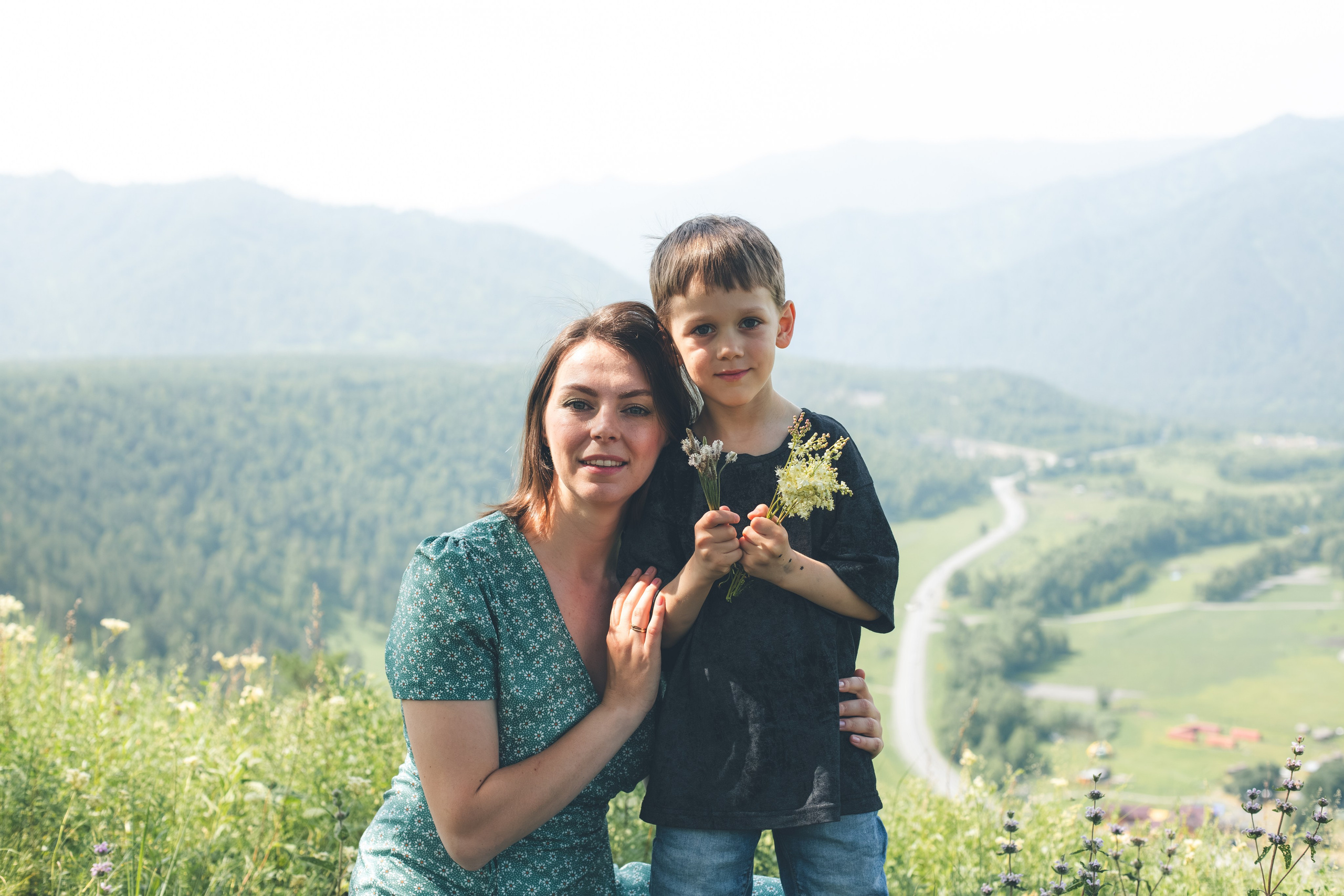 Ксения & родные. Фотограф Нина Брандт в Горном Алтае