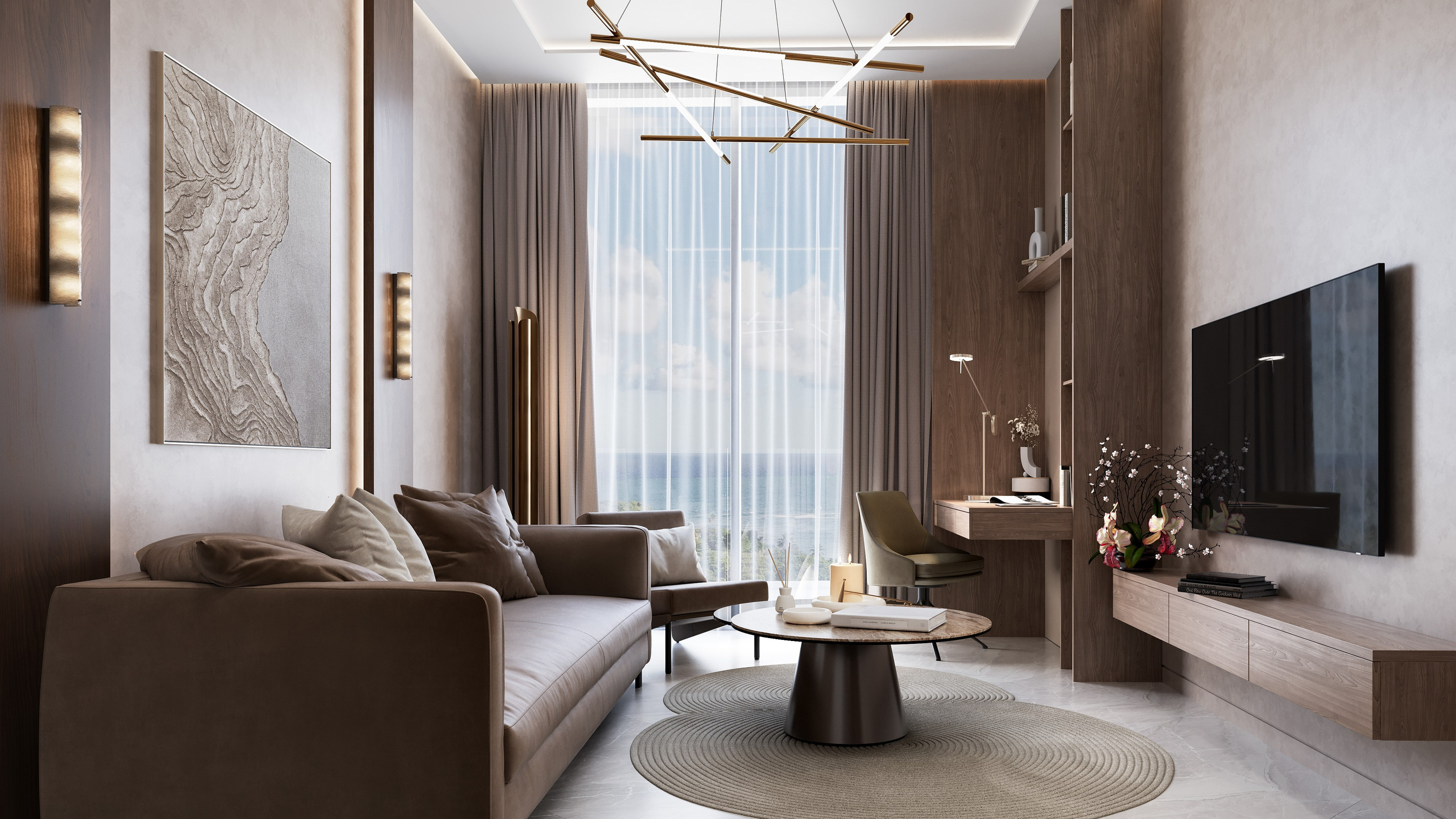 Интерьерная визуализация. 3D визуализация/ Юлия Будник