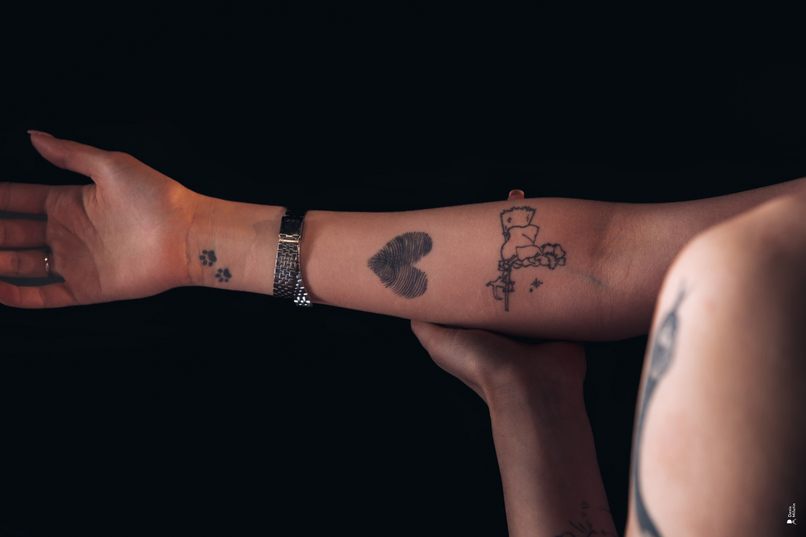 Ева в студии Уголь. Портретный фотограф Денис Милютин