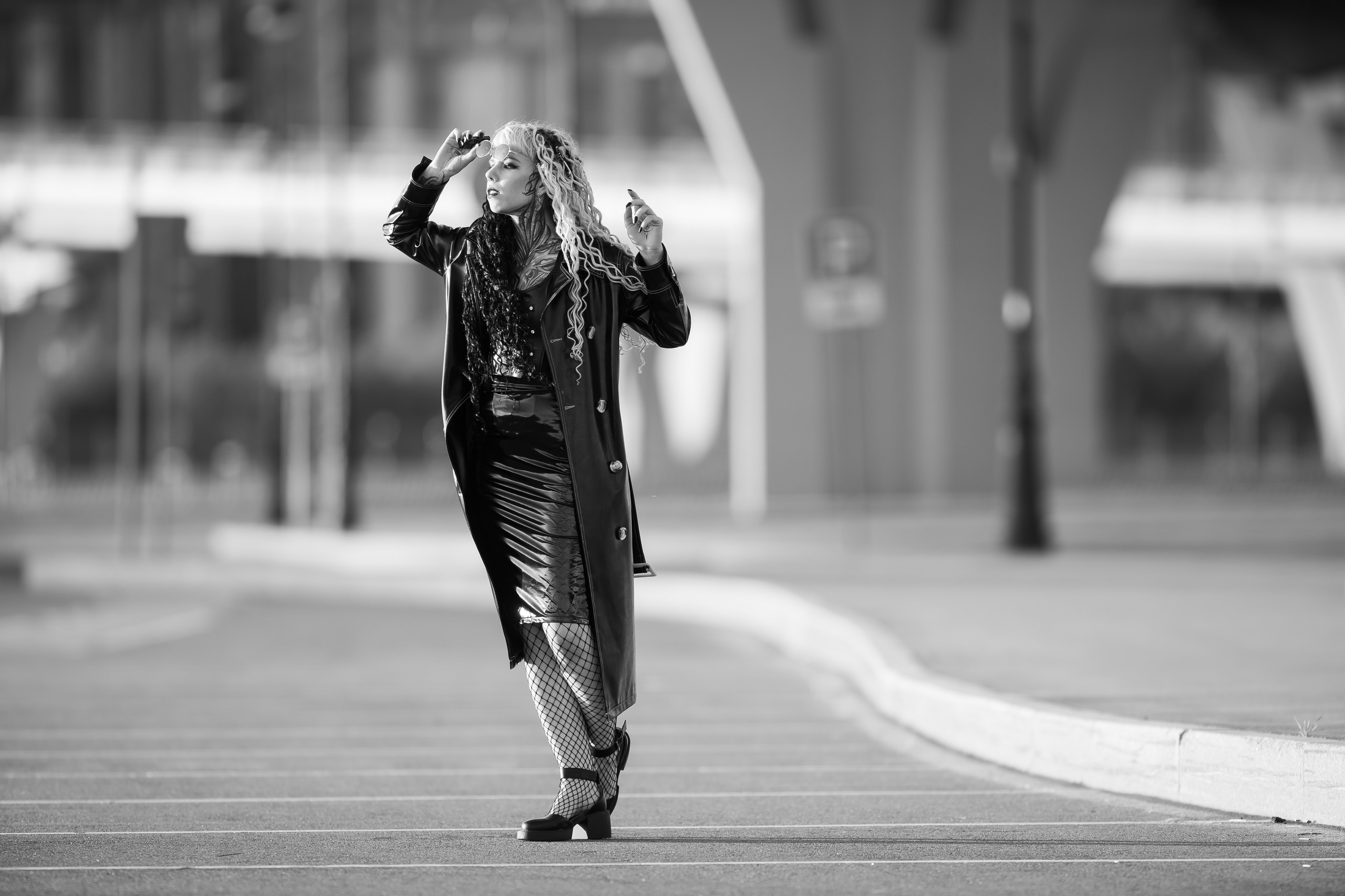 Оля. Паркинг. Портретный фотограф в Санкт-Петербурге Александр Быстрицкий