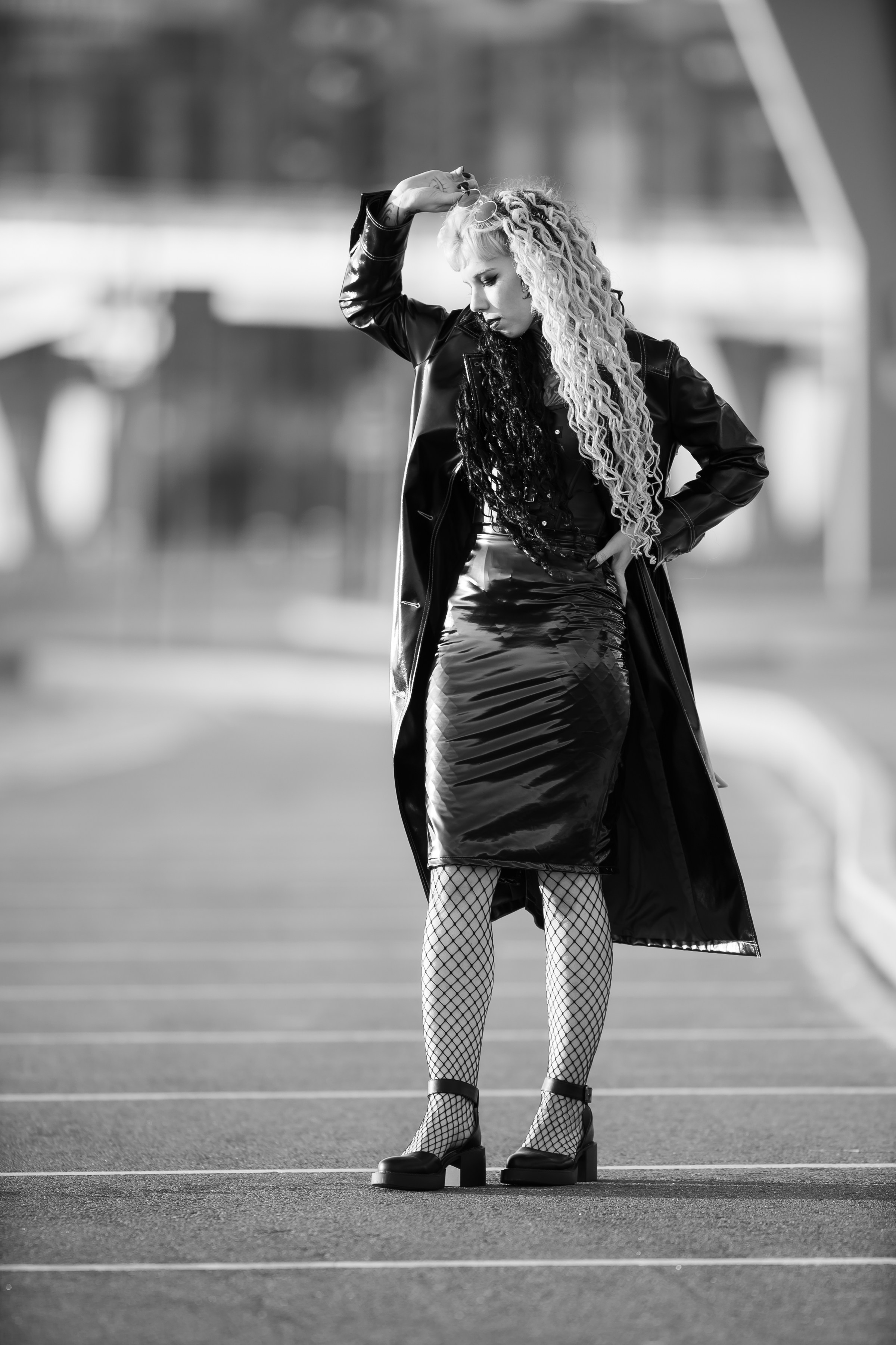 Оля. Паркинг. Портретный фотограф в Санкт-Петербурге Александр Быстрицкий