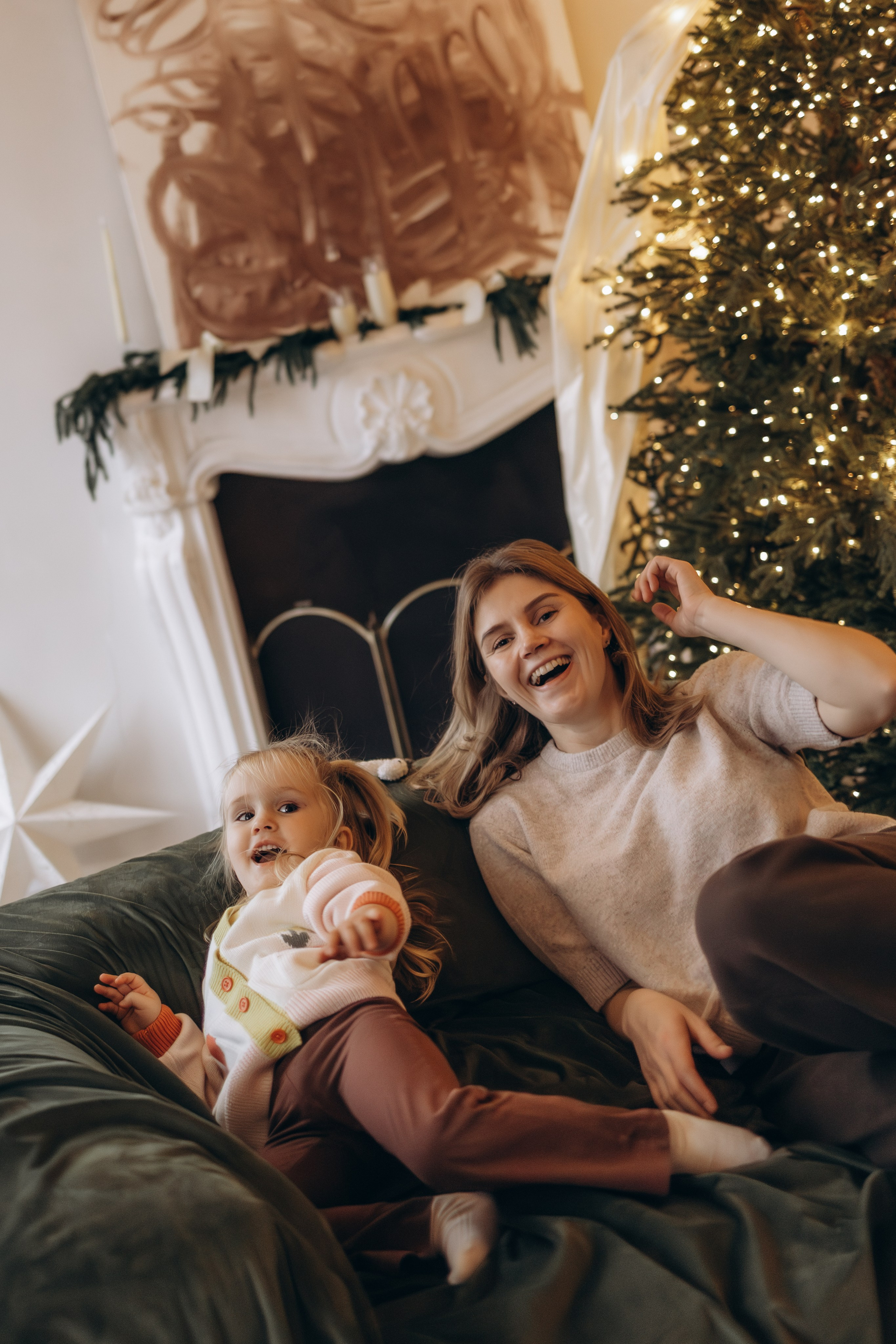 Новогодняя семейная в студии, г. Обнинск (Калужская обл.). Надежда Стар семейный и церковный фотограф в Жукове и Калужской области