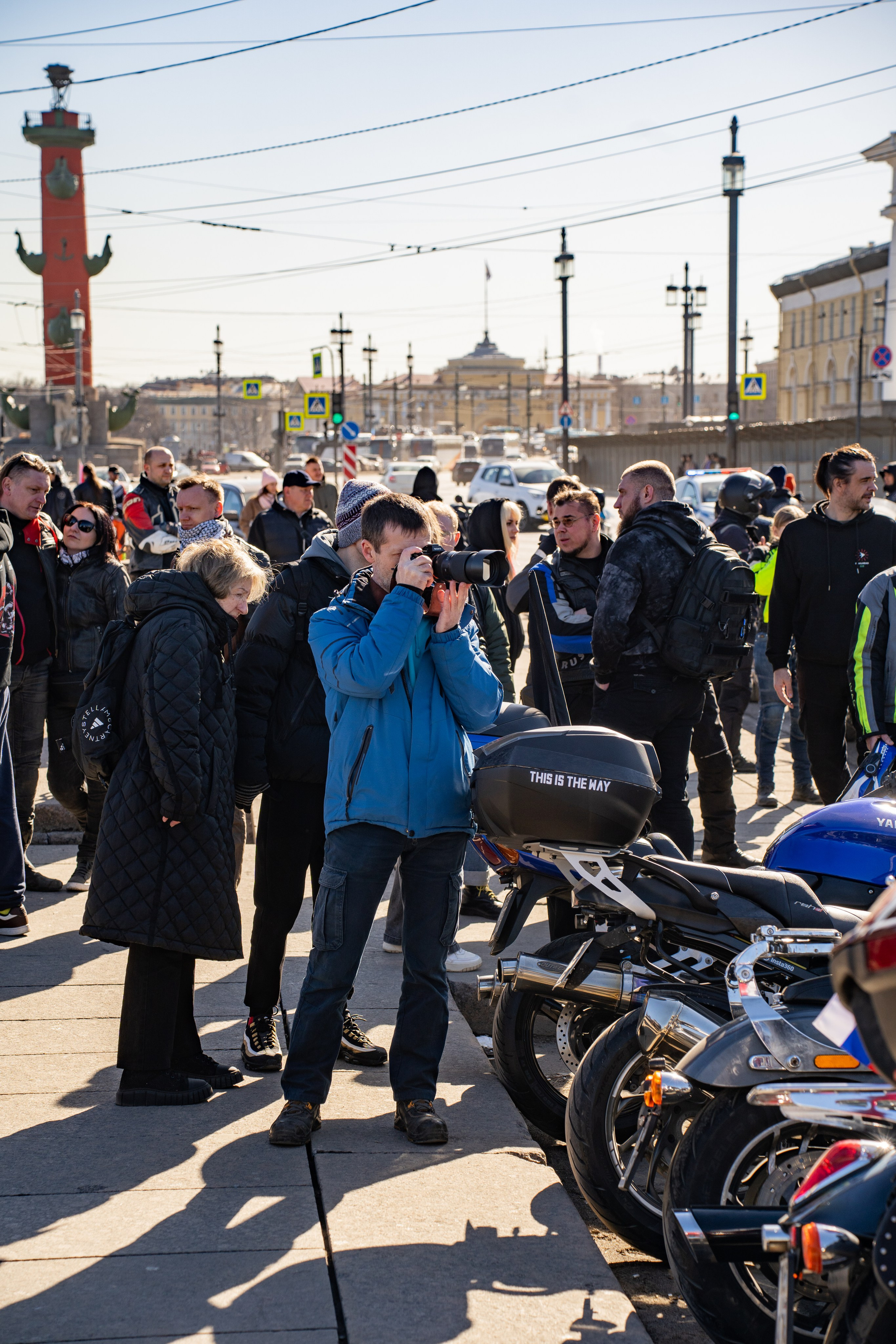 Весенний прохват мотоклуба Normans Riders MC. Концертный и репортажный фотограф в Санкт-Петербурге Слава Пахомов