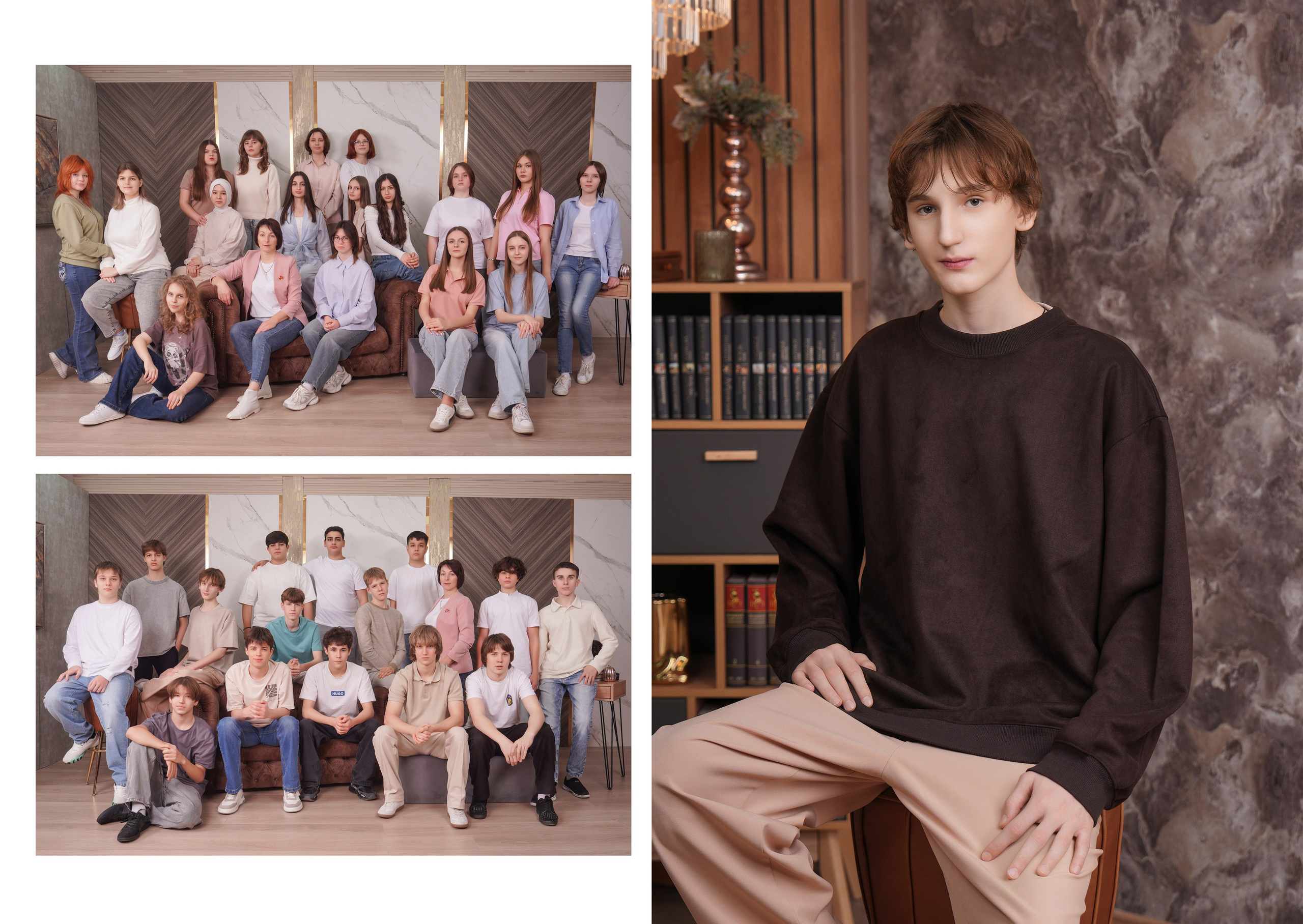 ШКОЛА 105 9 В. Красивый выпускной альбом в Краснодаре