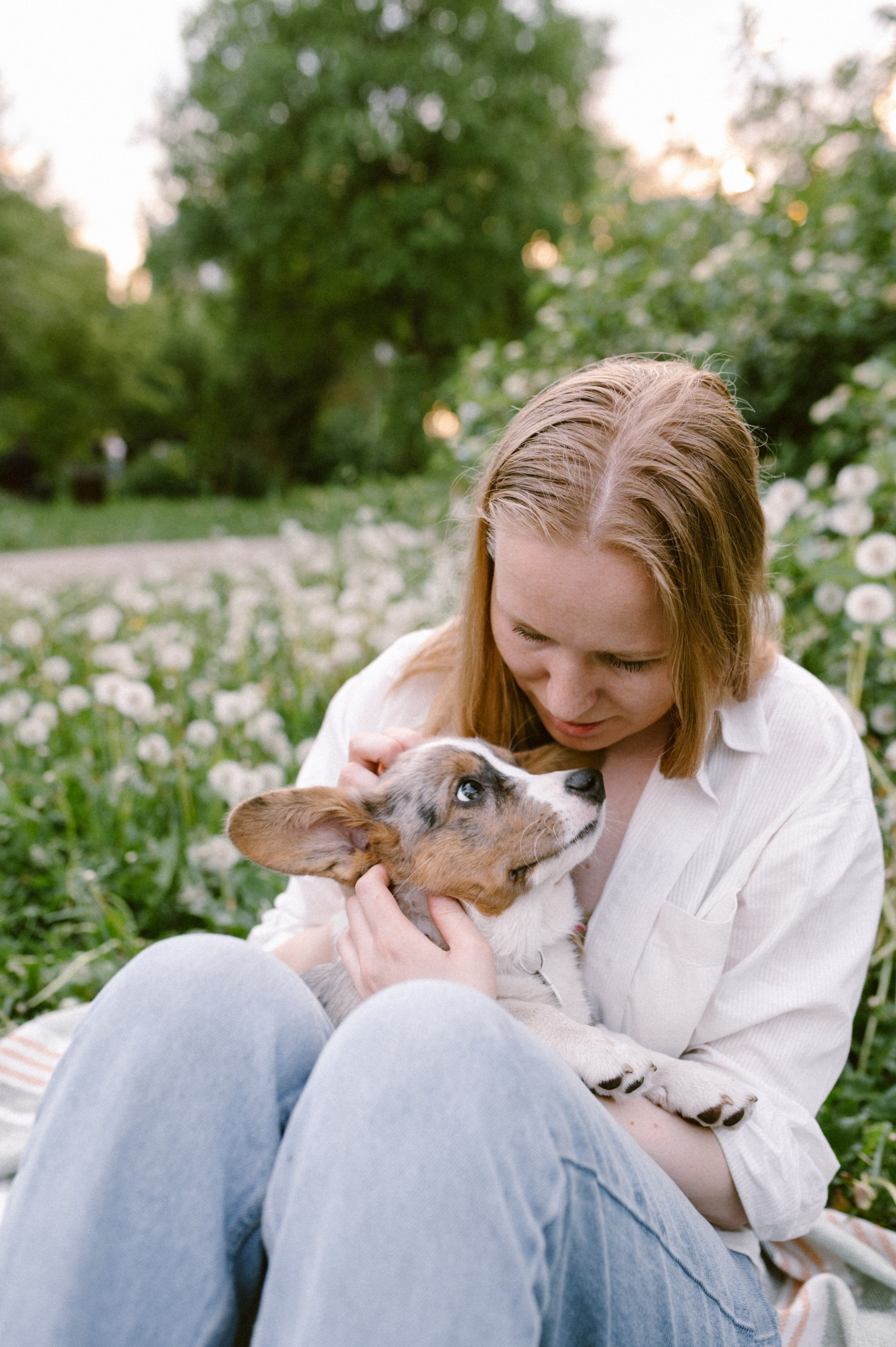 Настя и её семья. Фотограф анималист в Москве Ольга Агушева