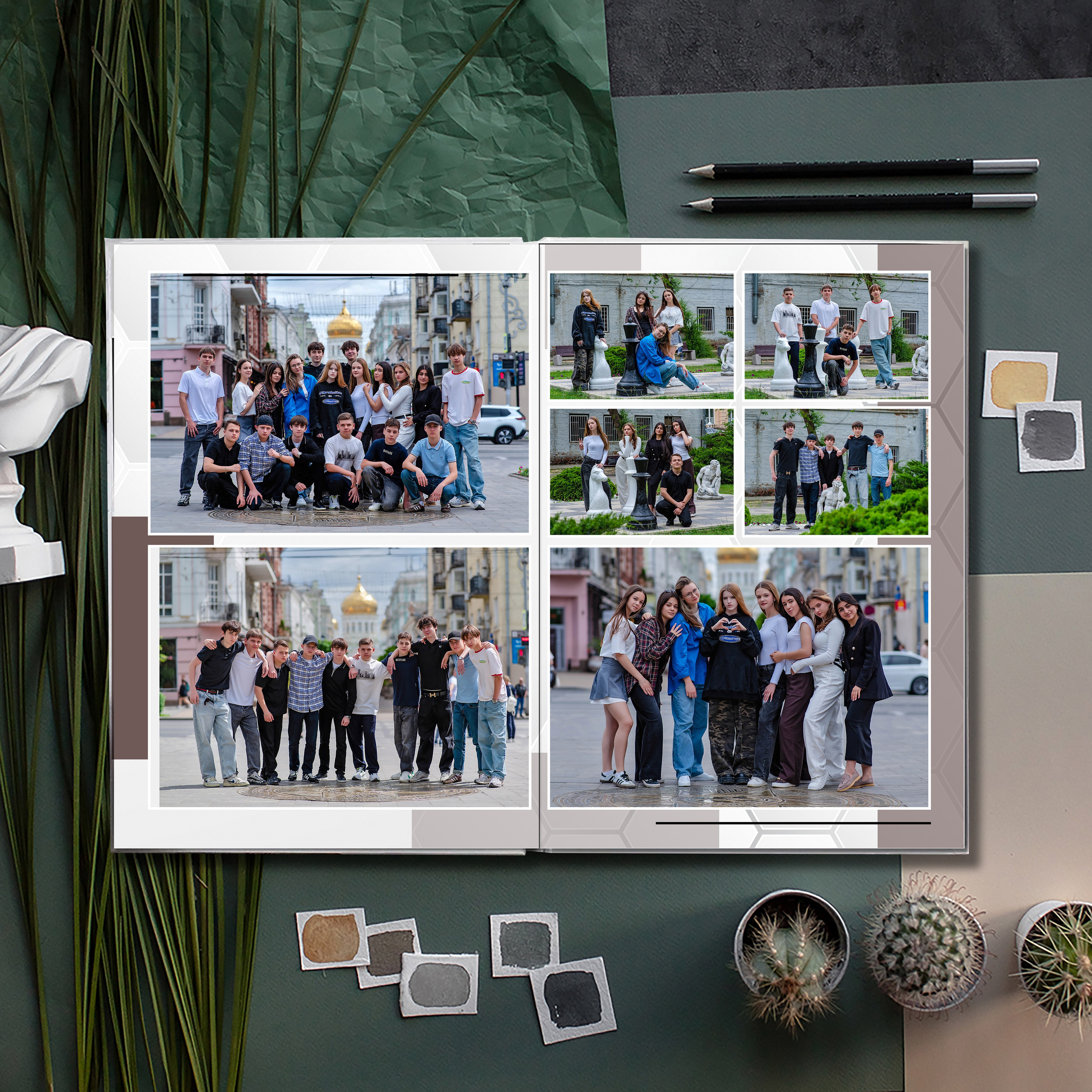 Выпускной альбом для выпускников школы (Дизайн № 218). Современные Выпускные Альбомы в Ростове-на-Дону