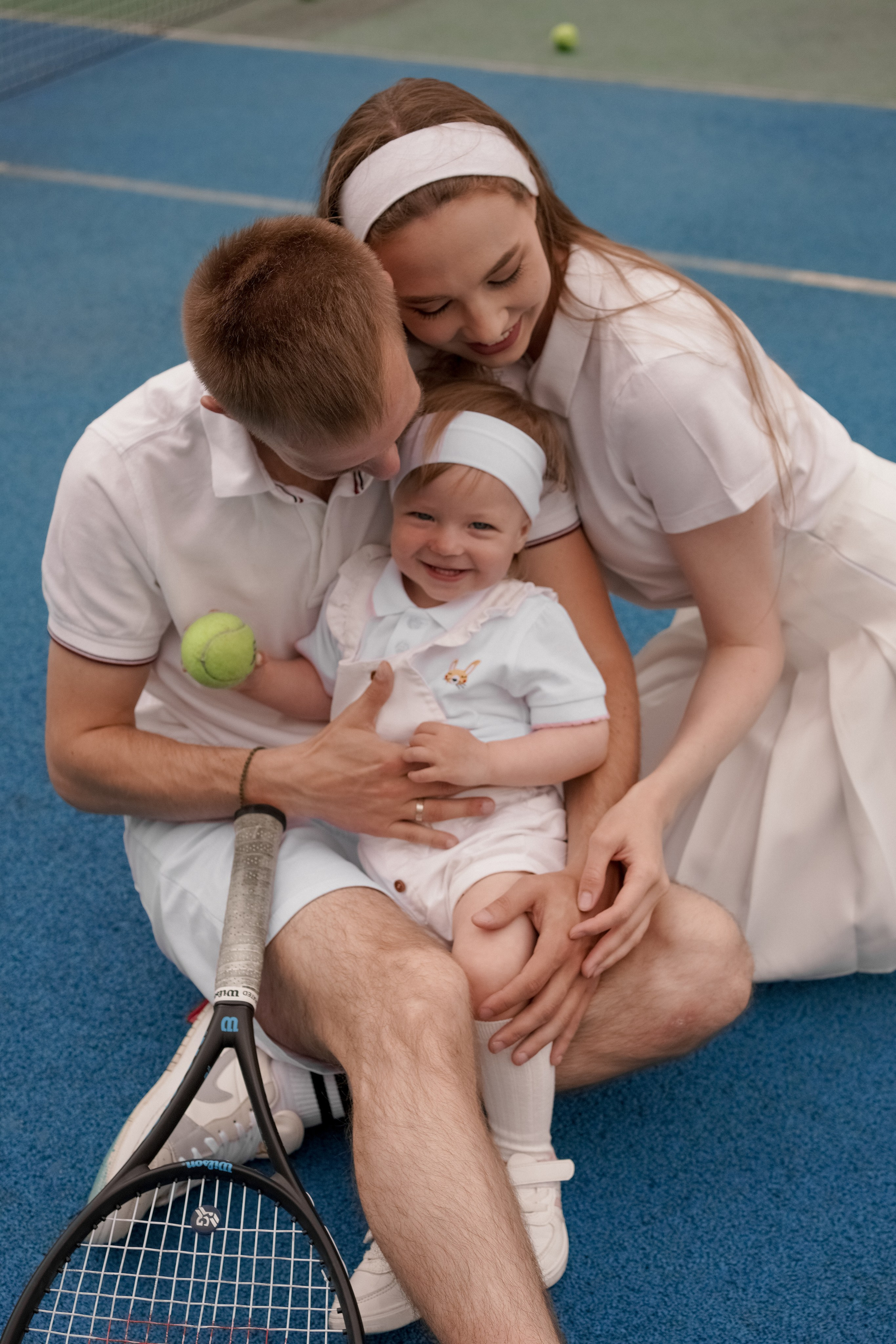Теннис с семьей. Свадебный и семейный фотограф Афанасьева Анна в Кисловодске