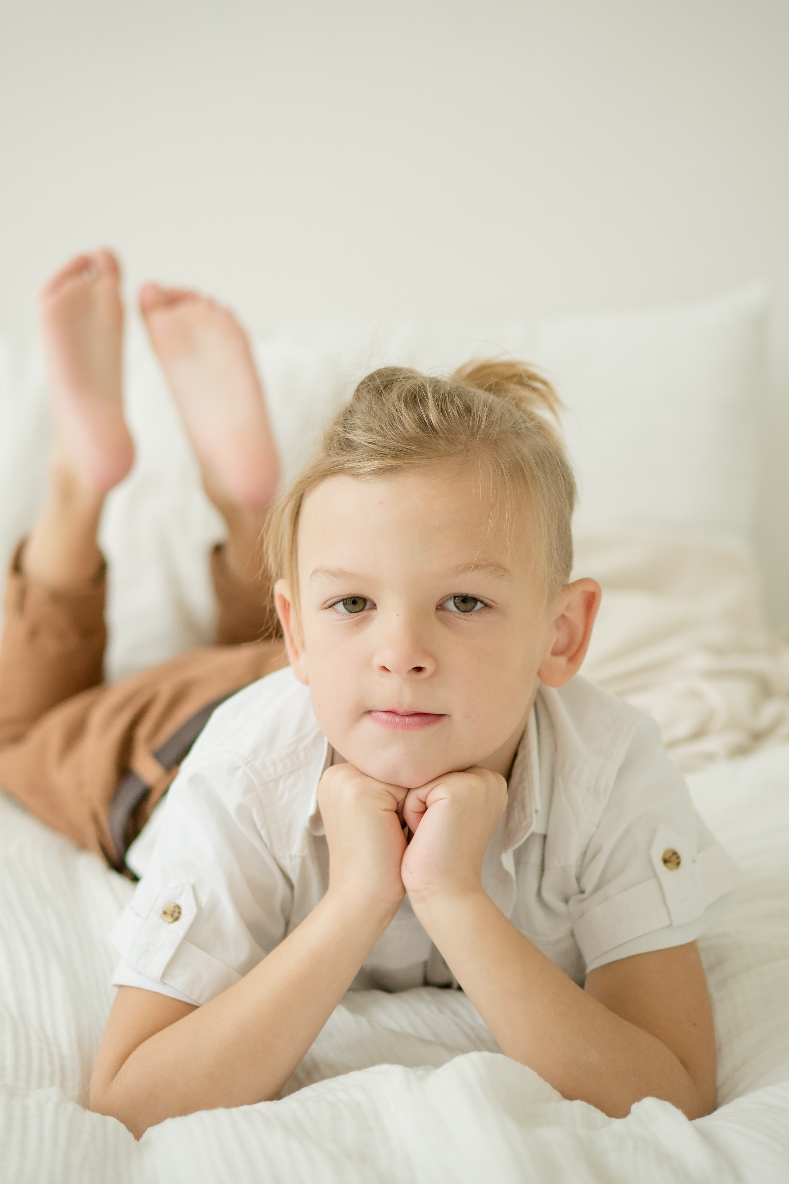 Семейная фотосессия семьи К. в фотостудии. Фотограф Ольга Игорева