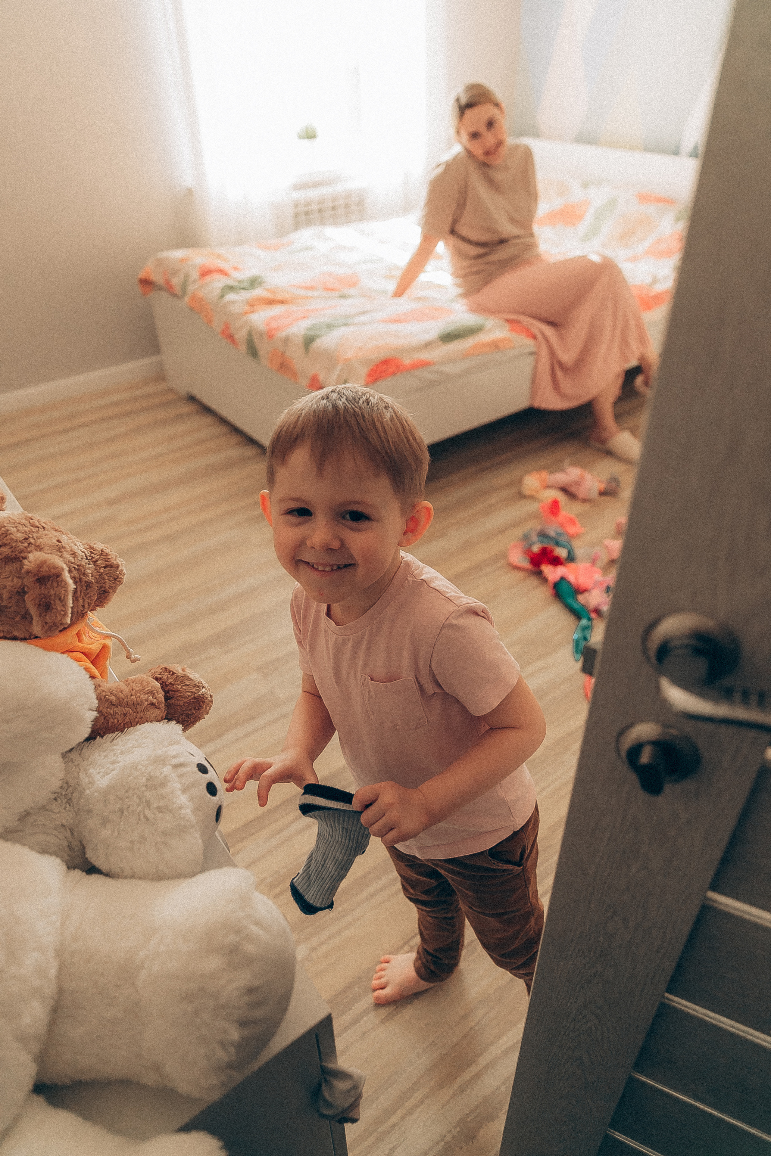 Домашняя фотосессия. Семейный фотограф, фотограф новорожденных в Москве, Анастасия Федяева