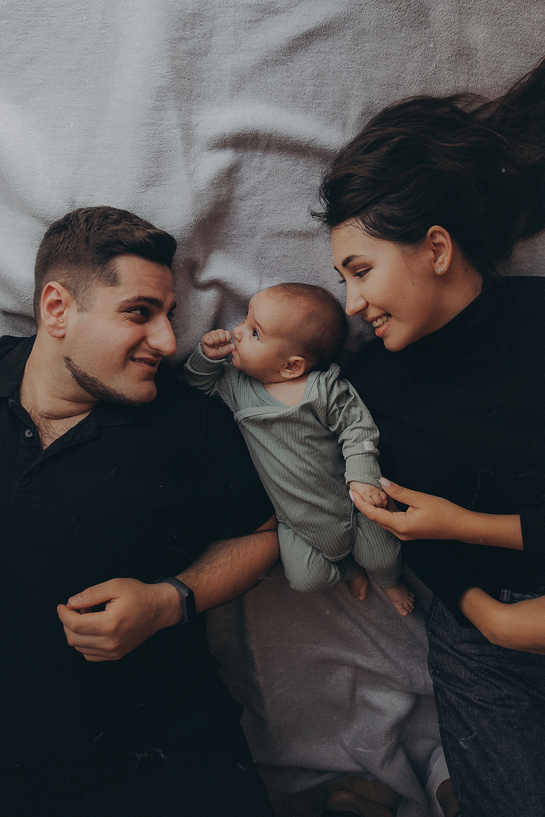 Екатерина, Андрей и Даниил домашняя фотосессия. Семейный фотограф, фотограф новорожденных в Москве, Анастасия Федяева