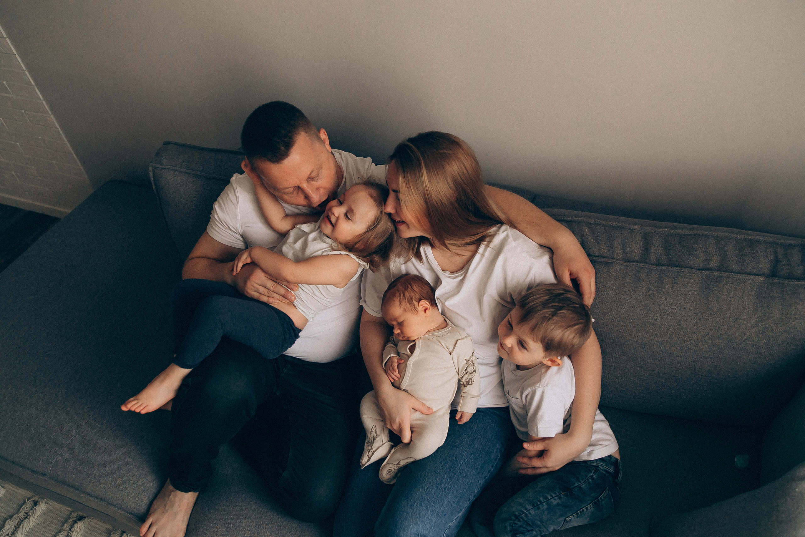 Домашняя фотосессия. Семейный фотограф, фотограф новорожденных в Москве, Анастасия Федяева