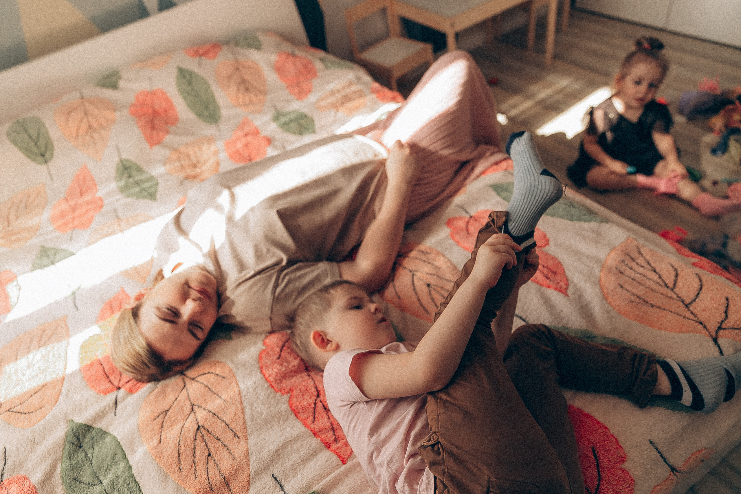 Домашняя фотосессия. Семейный фотограф, фотограф новорожденных в Москве, Анастасия Федяева