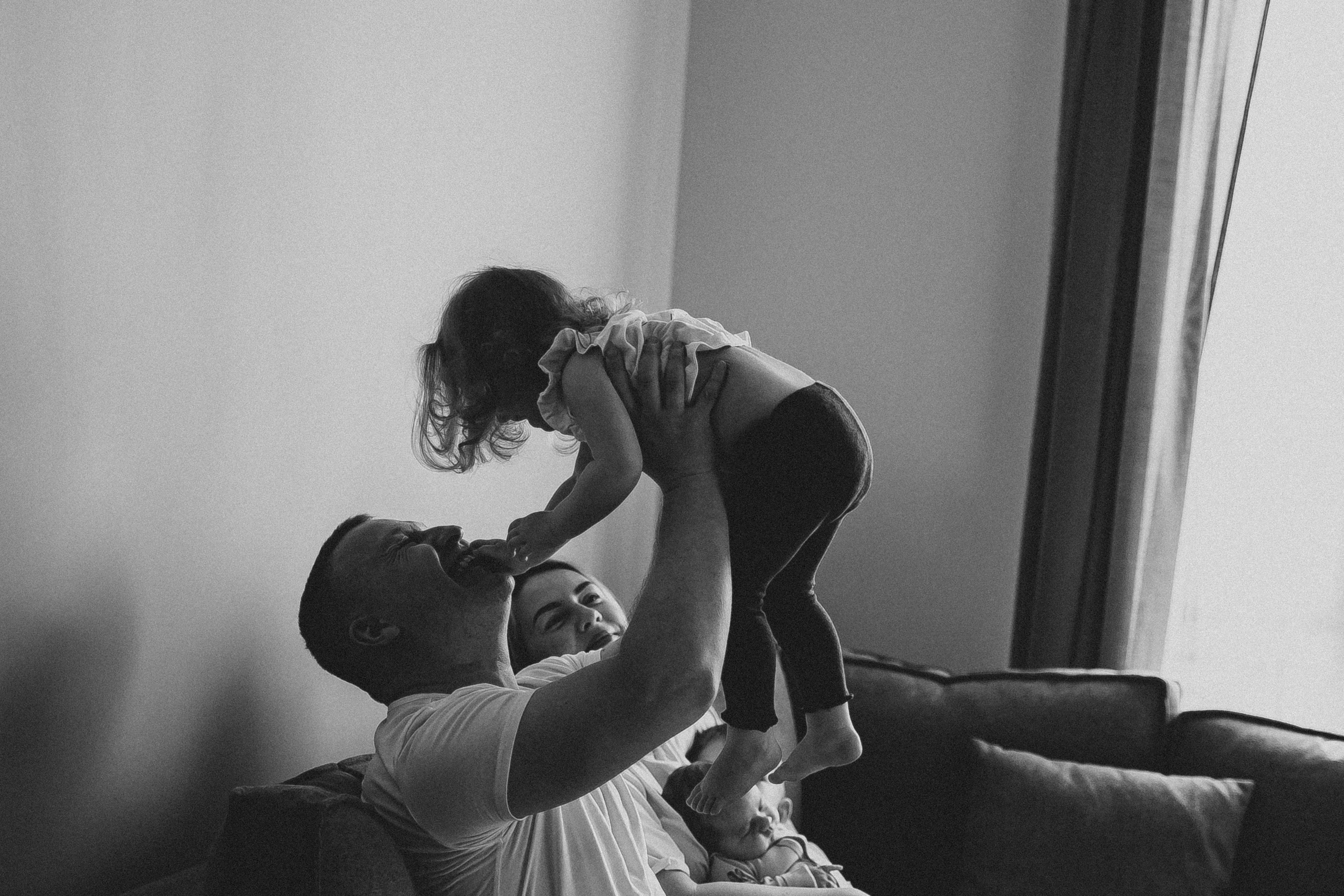 Домашняя фотосессия. Семейный фотограф, фотограф новорожденных в Москве, Анастасия Федяева