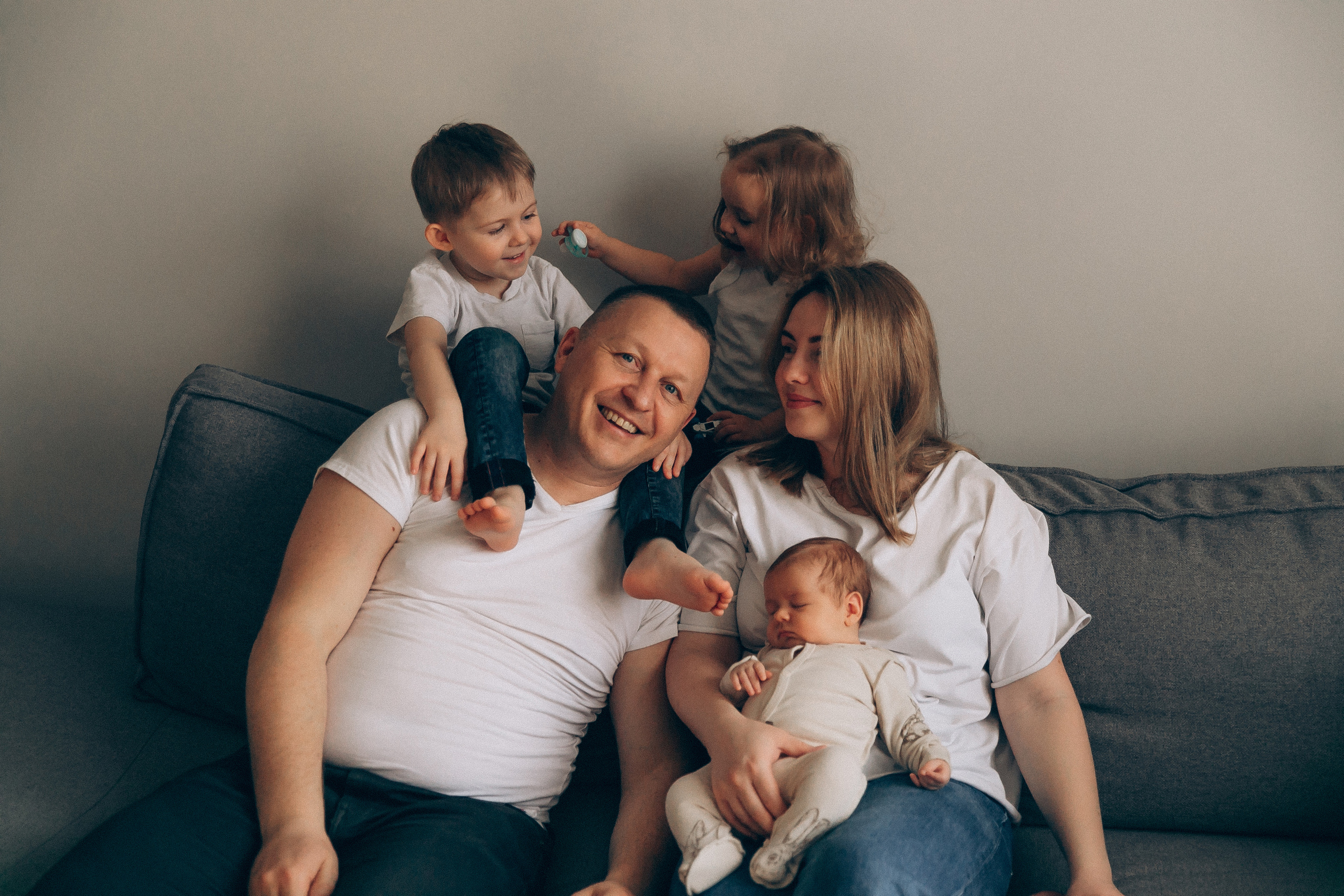 Домашняя фотосессия. Семейный фотограф, фотограф новорожденных в Москве, Анастасия Федяева