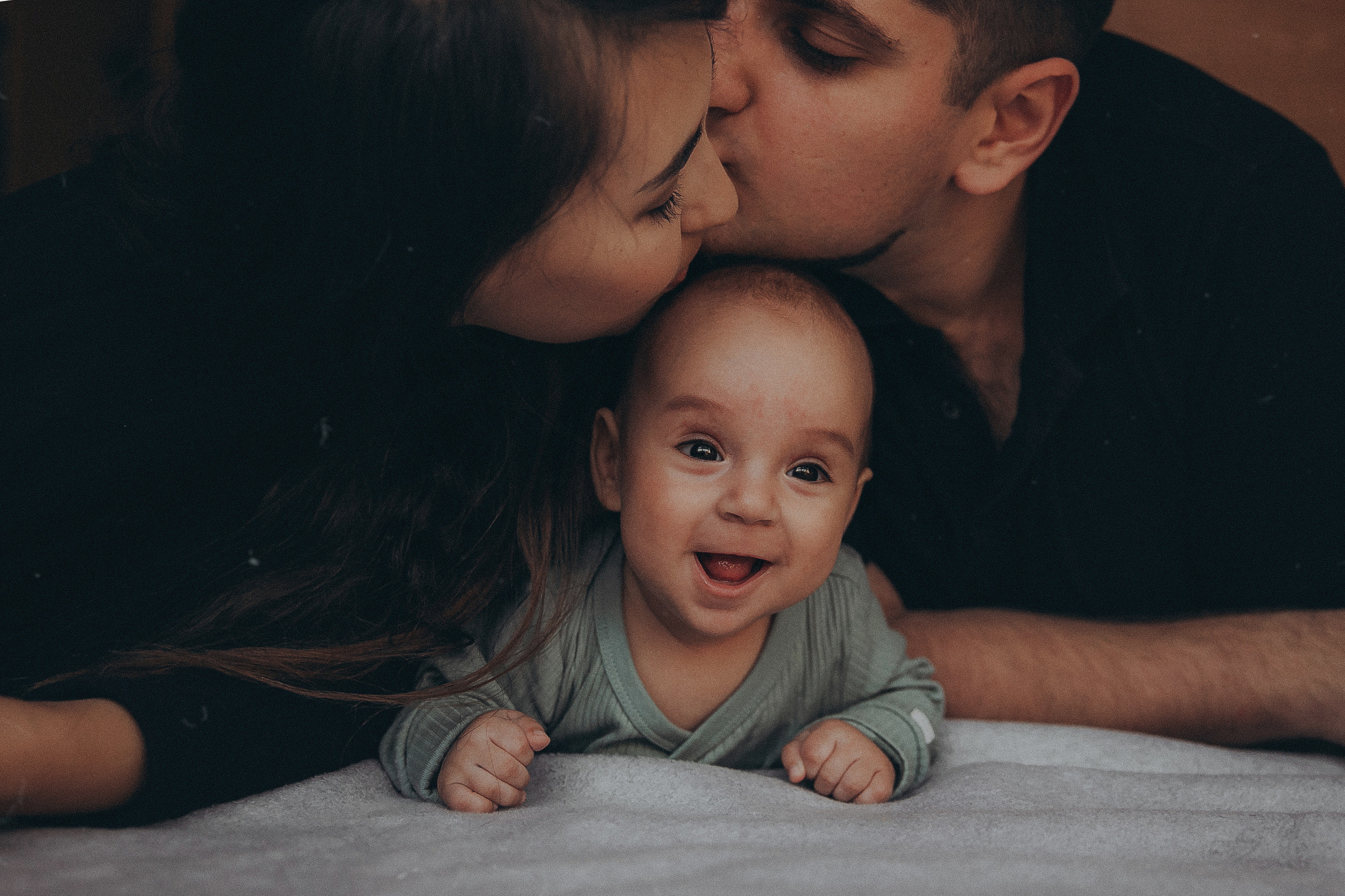 Екатерина, Андрей и Даниил домашняя фотосессия. Семейный фотограф, фотограф новорожденных в Москве, Анастасия Федяева