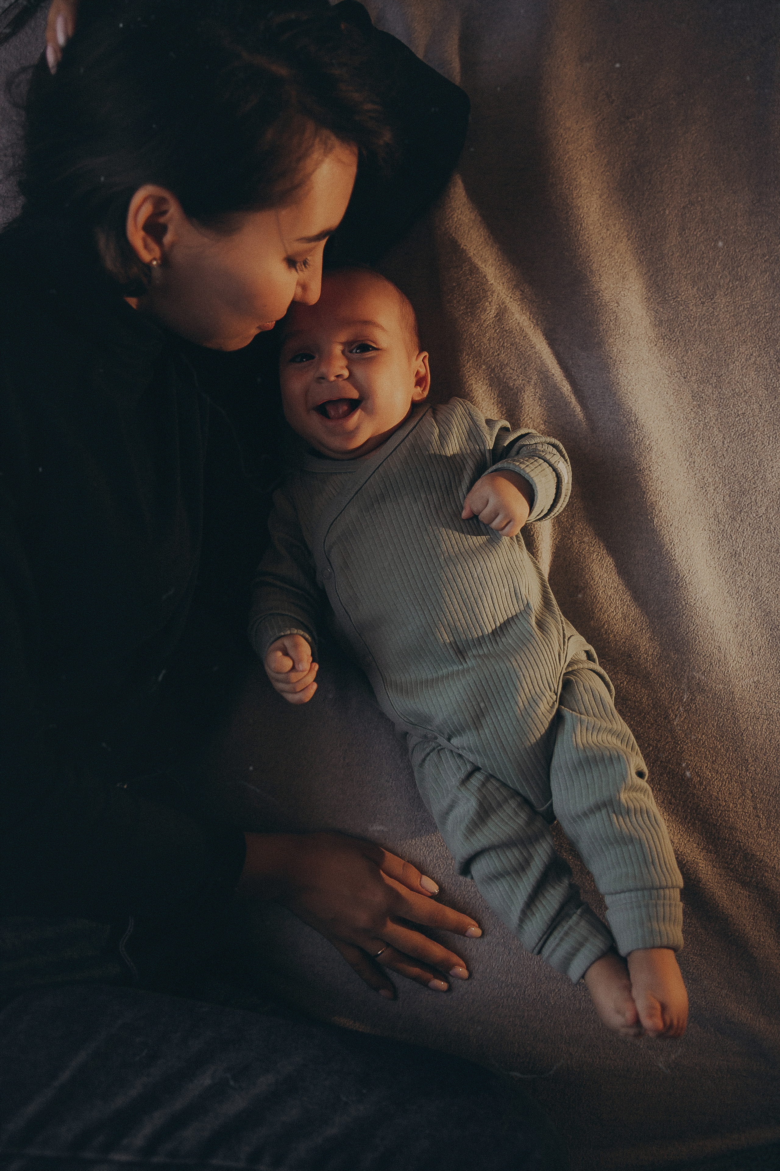 Екатерина, Андрей и Даниил домашняя фотосессия. Семейный фотограф, фотограф новорожденных в Москве, Анастасия Федяева