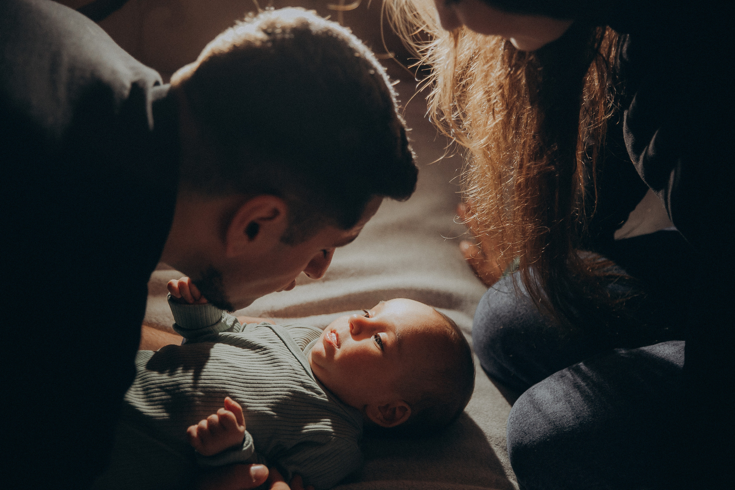 Екатерина, Андрей и Даниил домашняя фотосессия. Семейный фотограф, фотограф новорожденных в Москве, Анастасия Федяева