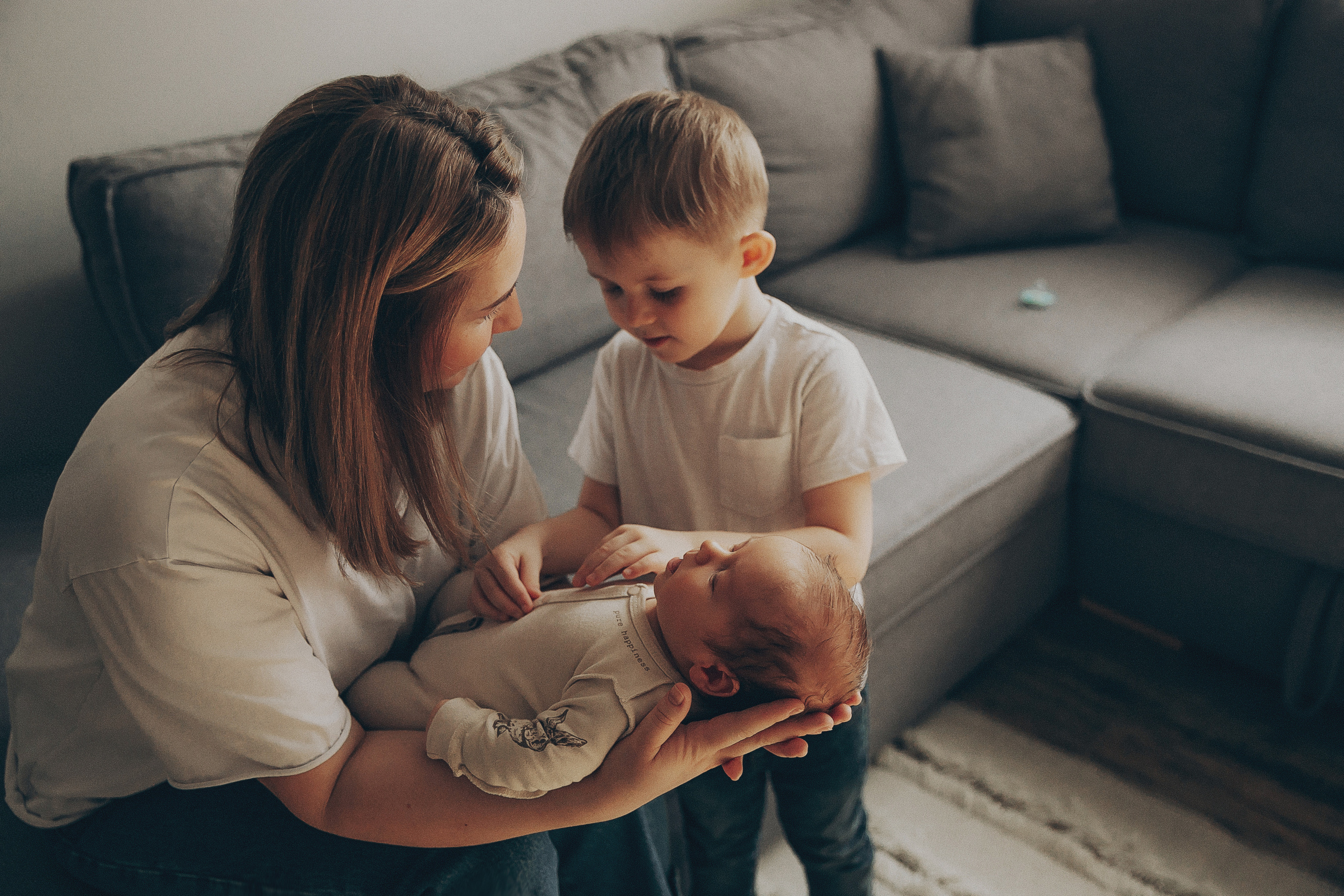 Домашняя фотосессия. Семейный фотограф, фотограф новорожденных в Москве, Анастасия Федяева