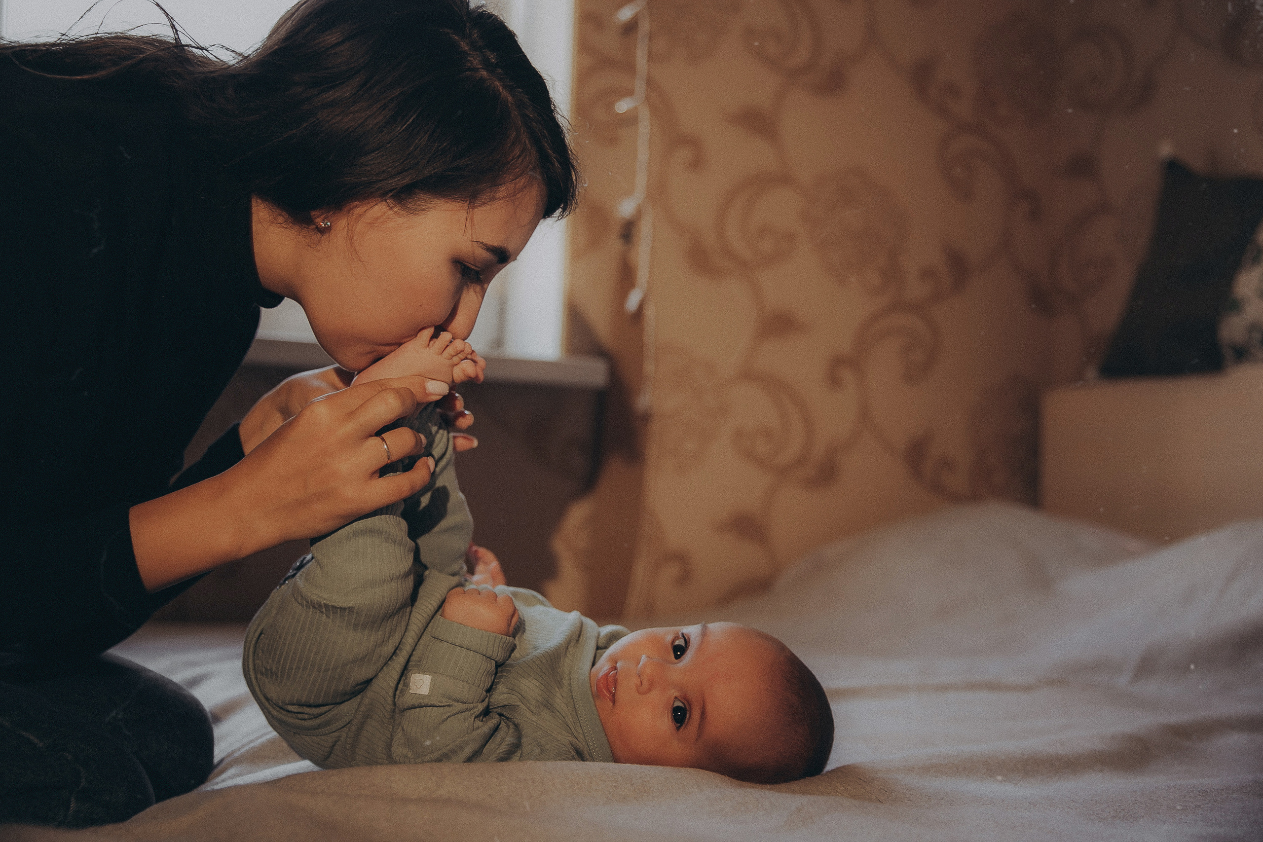 Екатерина, Андрей и Даниил домашняя фотосессия. Семейный фотограф, фотограф новорожденных в Москве, Анастасия Федяева