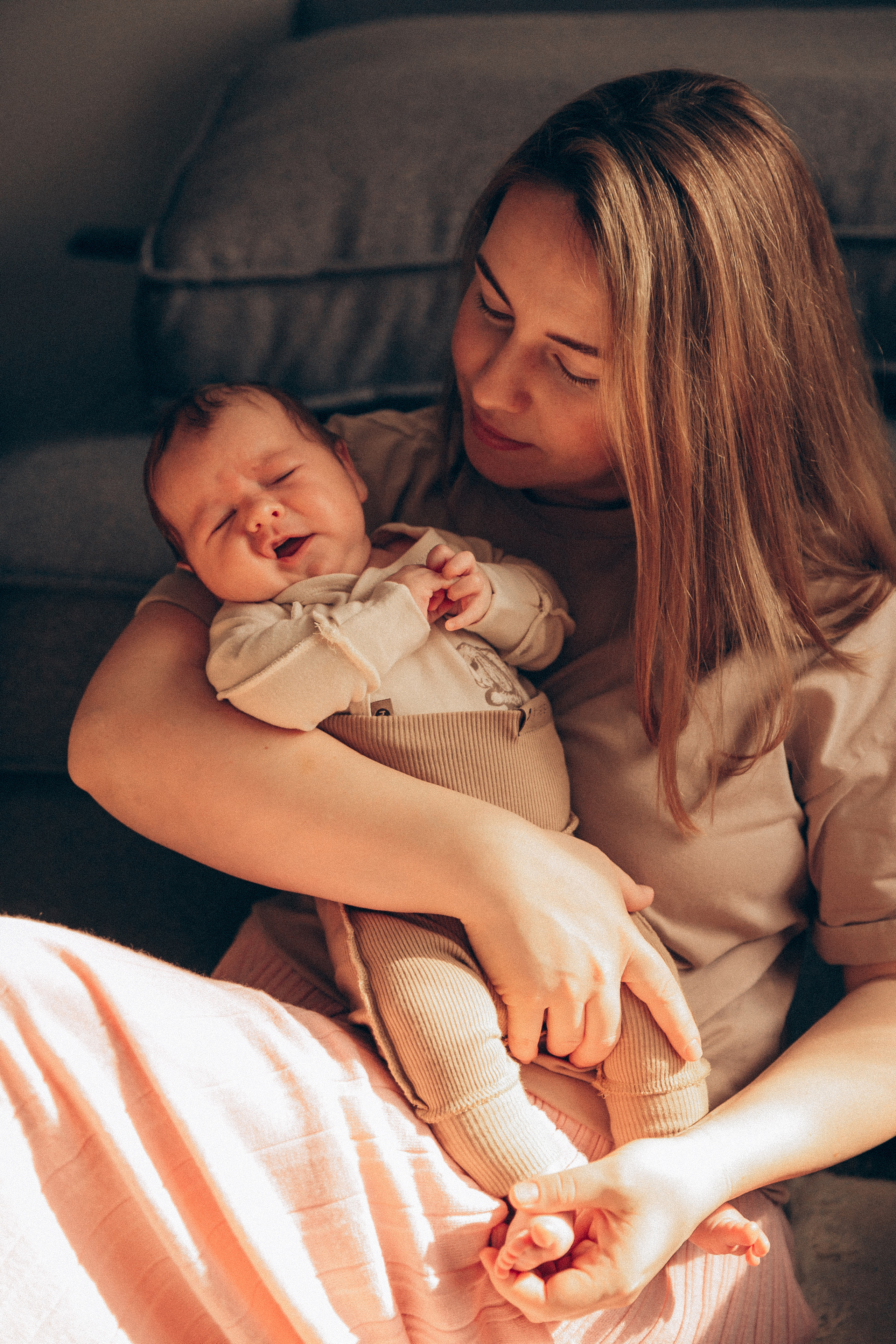 Домашняя фотосессия. Семейный фотограф, фотограф новорожденных в Москве, Анастасия Федяева