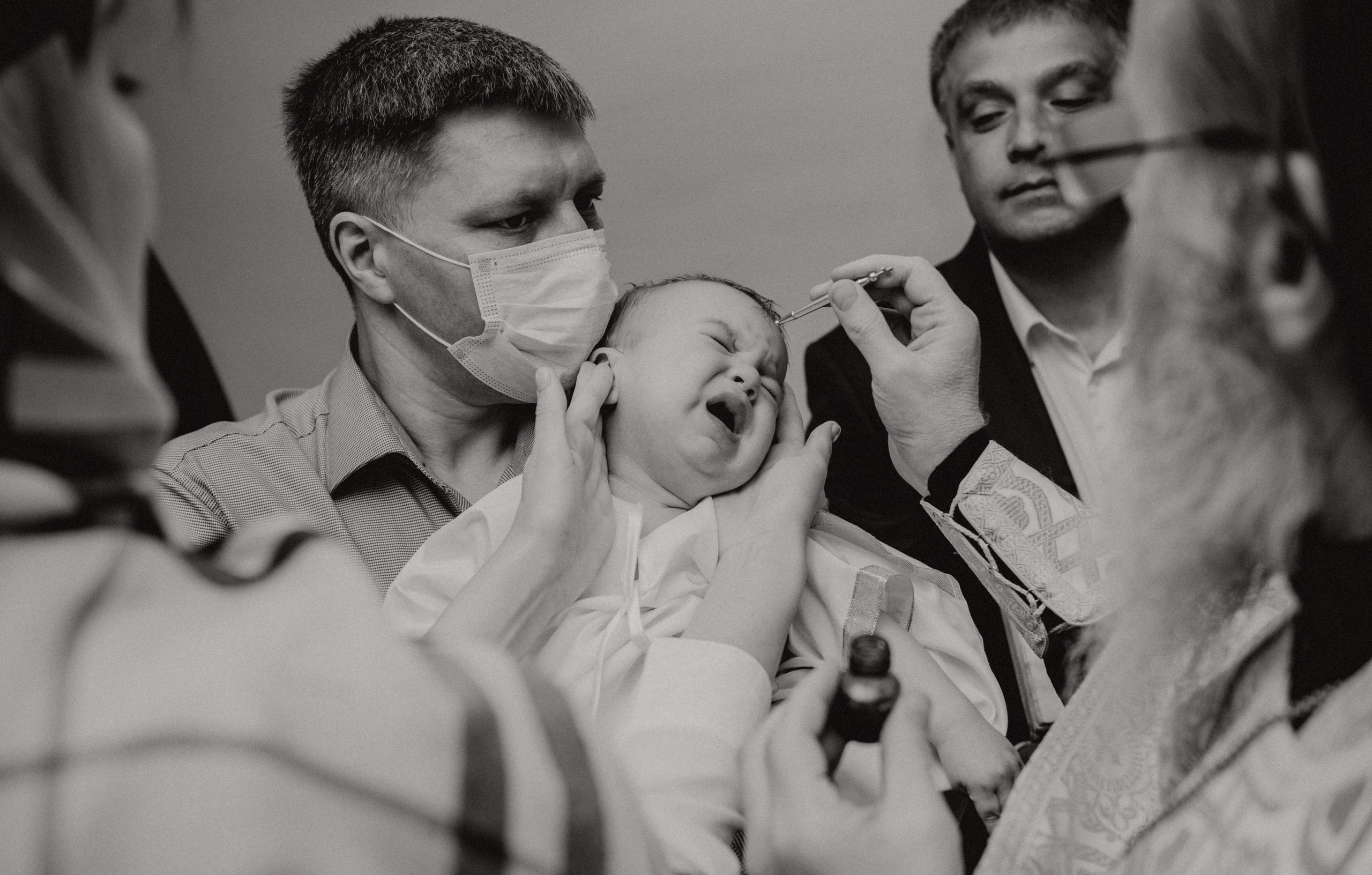 Крещение Александра. Фотограф на выписку из роддома в Москве и МО