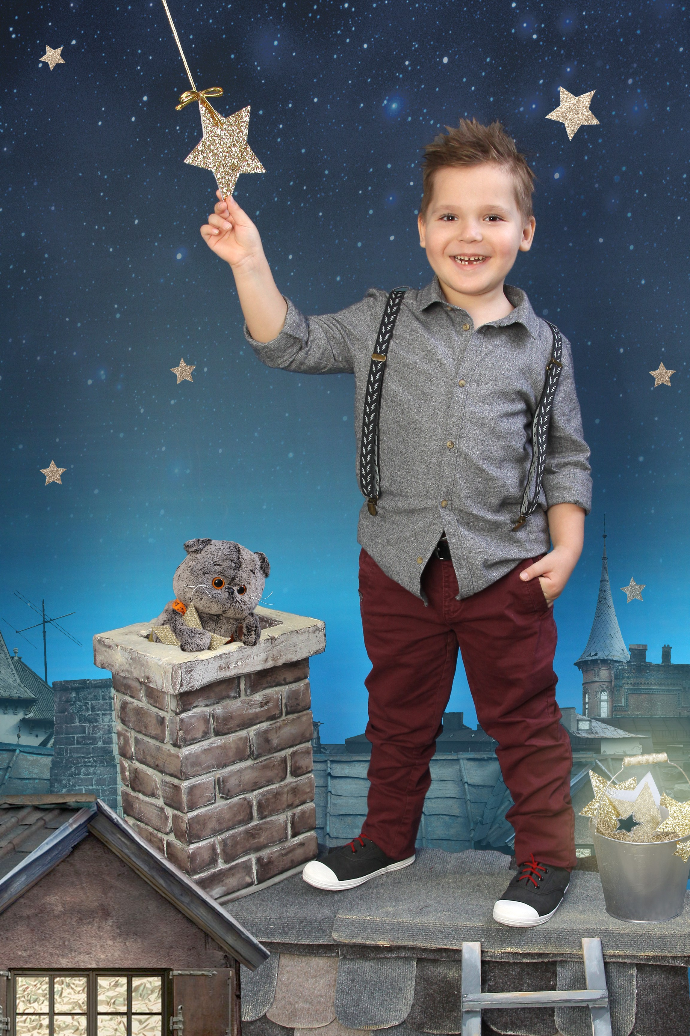 КОМПАНИЯ КРАЙФОТО ФОТОСЕССИЯ НОЧЬЮ НА КРЫШЕ