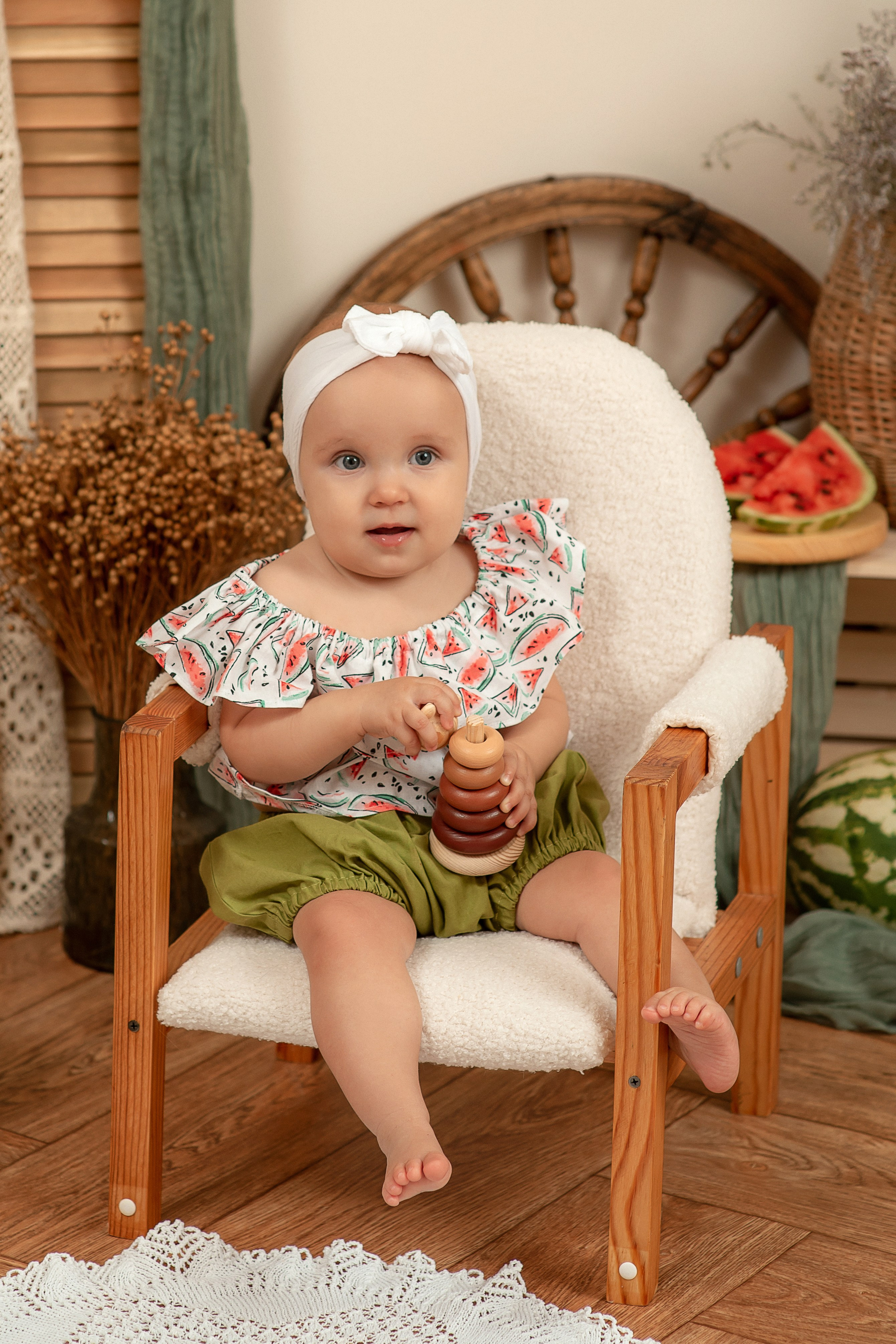 Арбузная фотосессия с Лизой и Софией. Семейный и детский фотограф Наталья Горда