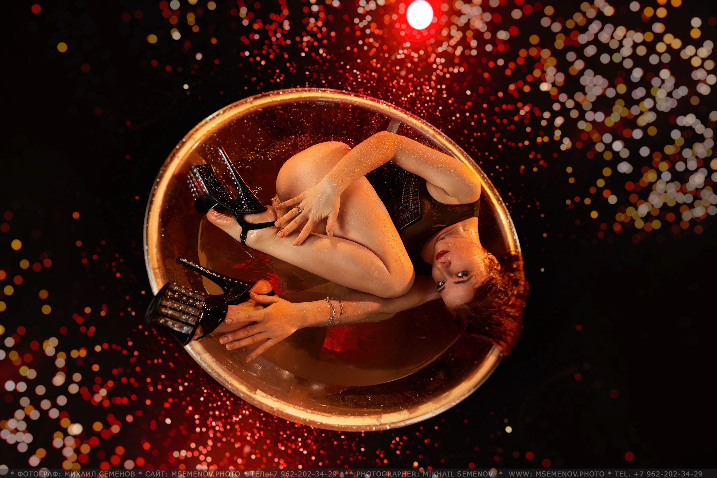 Аква-фотосессия для девушек «Play of light» Фотограф в Ярославле Михаил Семенов