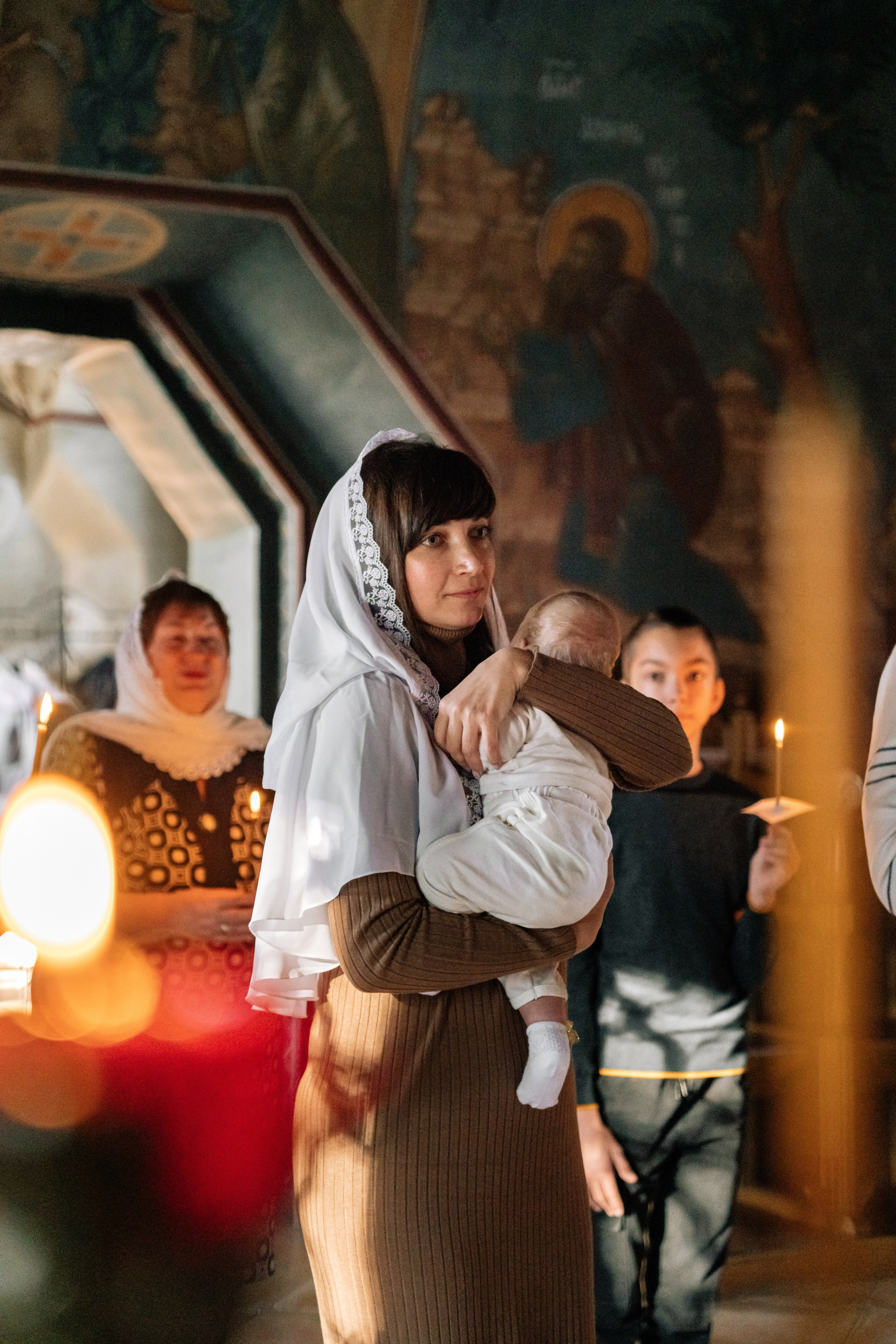 Крещение Максима. Семейный фотограф Одинцово Москва Наталия Черенкова