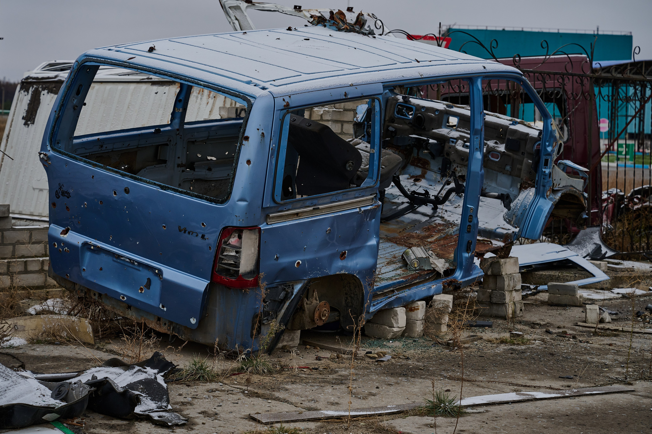 Северодонецк (Луганская область). Декабрь 2024. Фотограф Роман Адлер