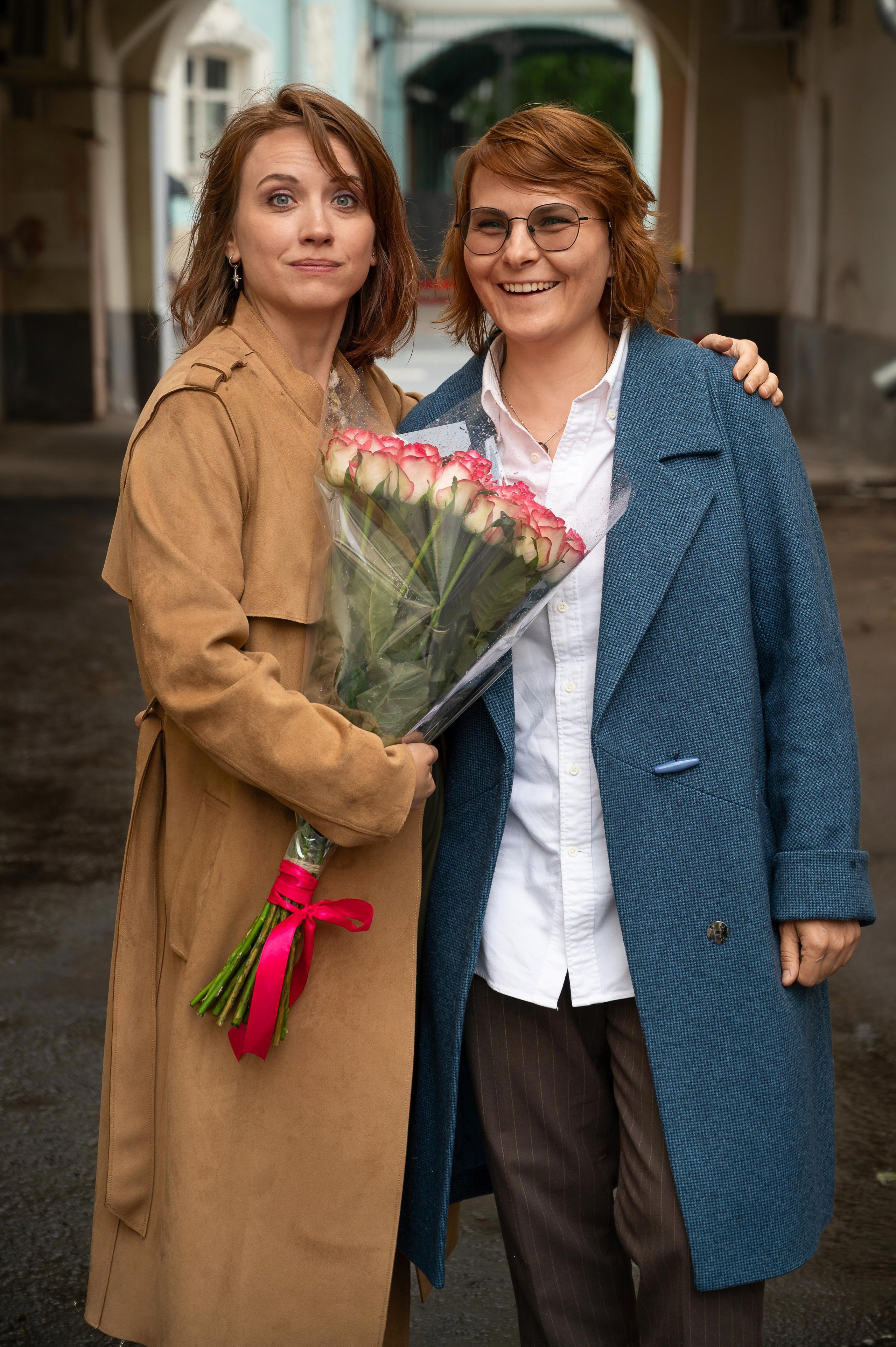 Фотосессия для пары на прогулке по Москве