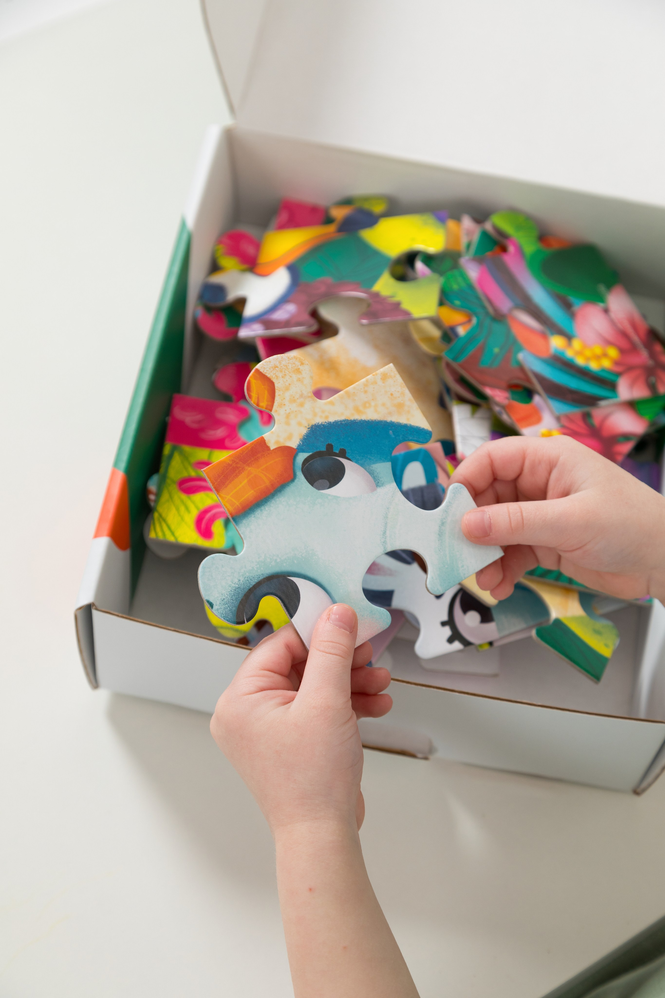 Имиджевая и каталожная съёмка для бренда детских пазлов. Детский и контент фотограф Надя Волкова Санкт-Петербург